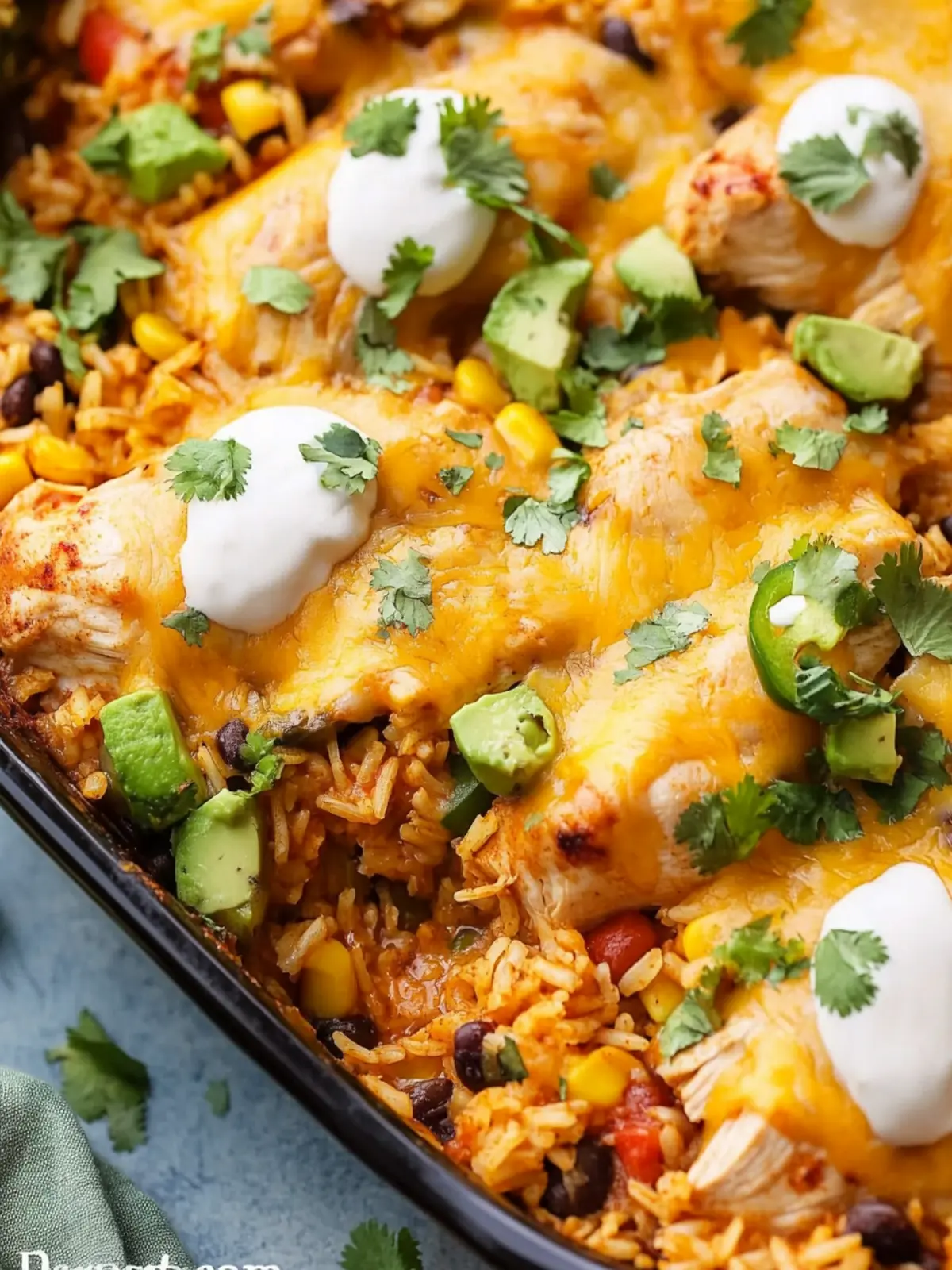 Mexican Chicken and Rice Bake That Will Wow Your Family 2 Mexican Chicken and Rice Bake