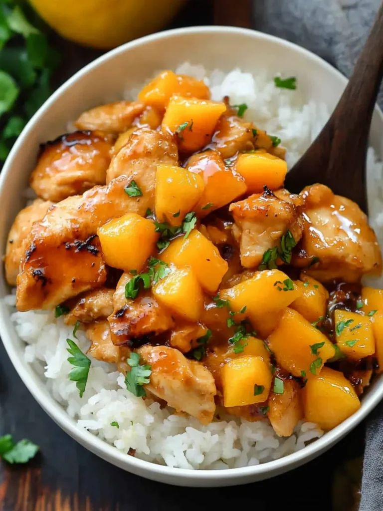 Mango Chicken and Rice