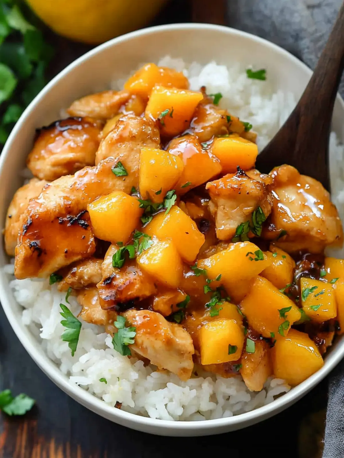 Mango Chicken and Rice Bliss for a Flavorful Dinner Night 5 Mango Chicken and Rice