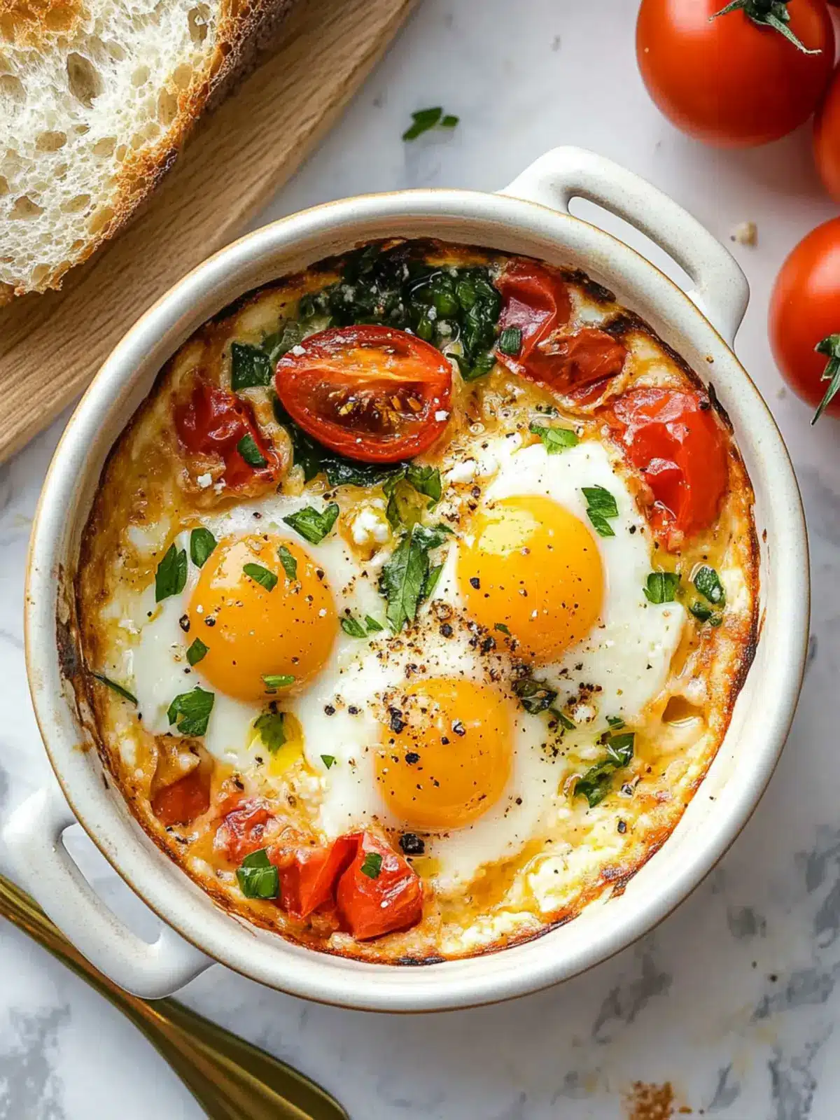 Delicious Baked Feta Eggs Recipe for Flavorful Mornings 5 Baked Feta Eggs Recipe