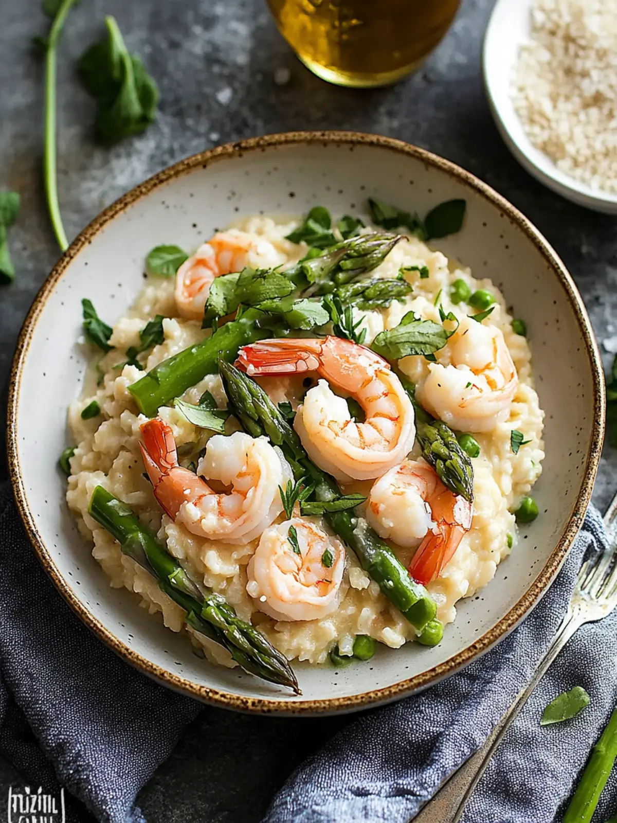Creamy Simple Shrimp and Asparagus Risotto Your New Favorite Dish 4 Simple Shrimp and Asparagus Risotto