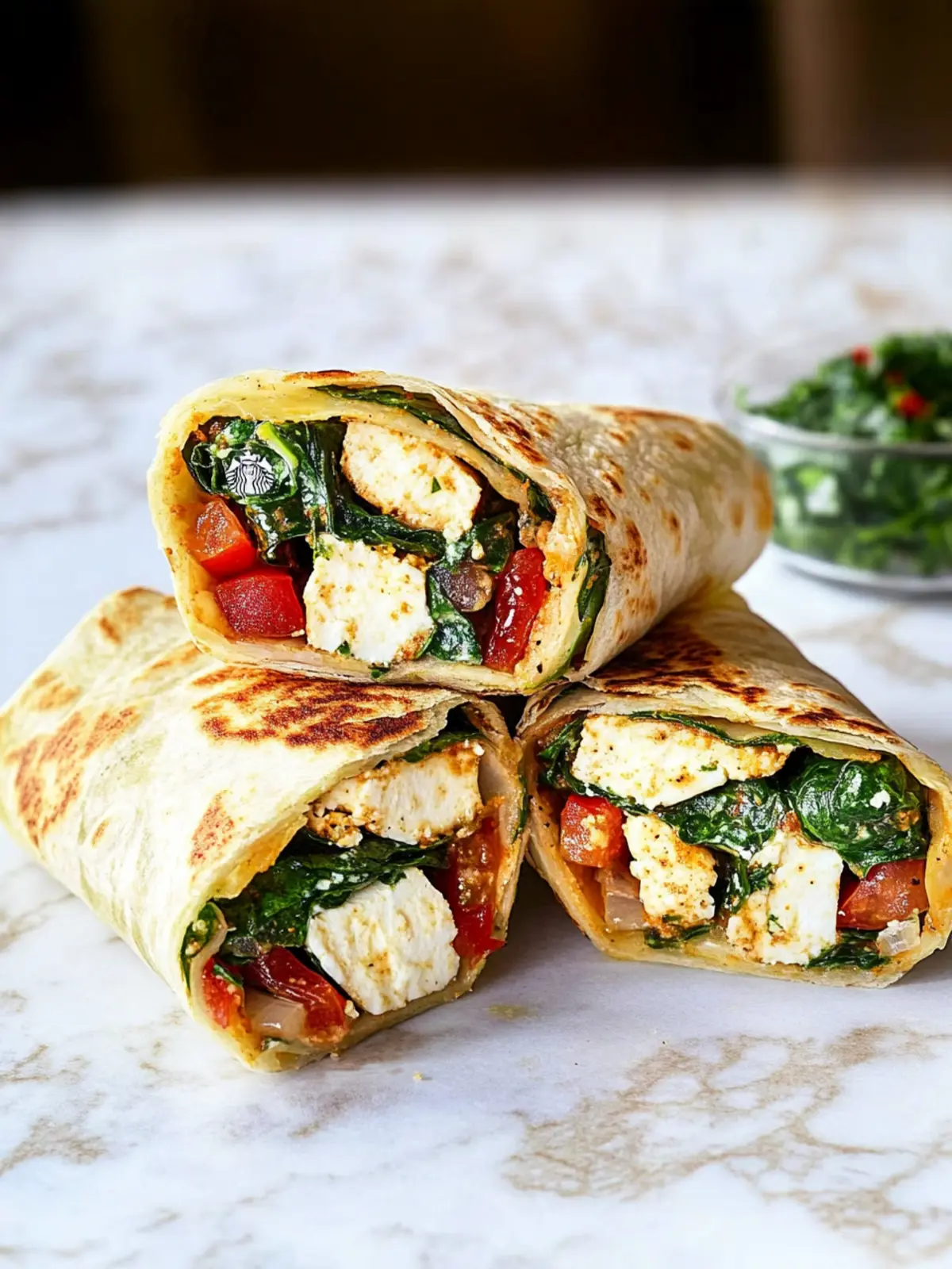Homemade Starbucks Spinach Feta Wrap: Quick & Delicious! 5 Starbucks Spinach Feta Wrap