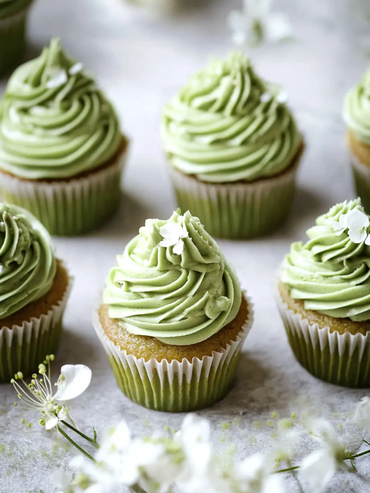 Delicious Matcha Cupcakes to Energize Your Baking Game 5 Matcha Cupcakes
