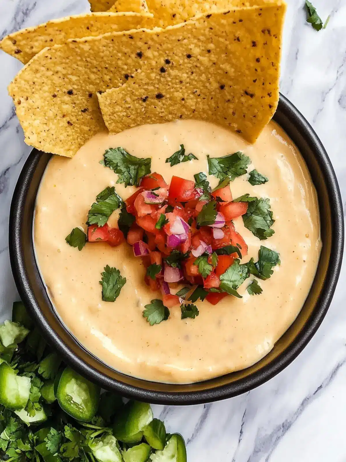 Creamy Cottage Cheese Queso Dip: A High-Protein Delight 4 Cottage Cheese Queso Dip (High Protein)
