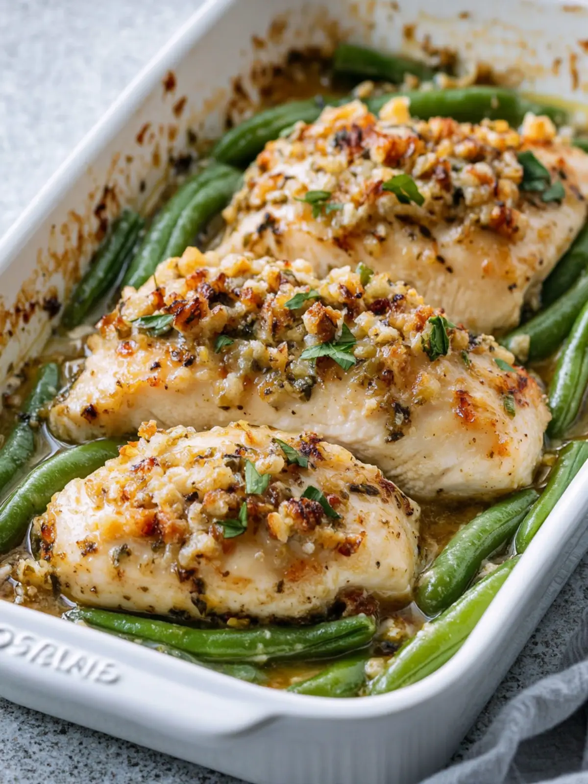 Oven Baked 5-Ingredient Amish Green Bean Chicken Delight 4 Oven Baked 5-Ingredient Amish Green Bean Chicken