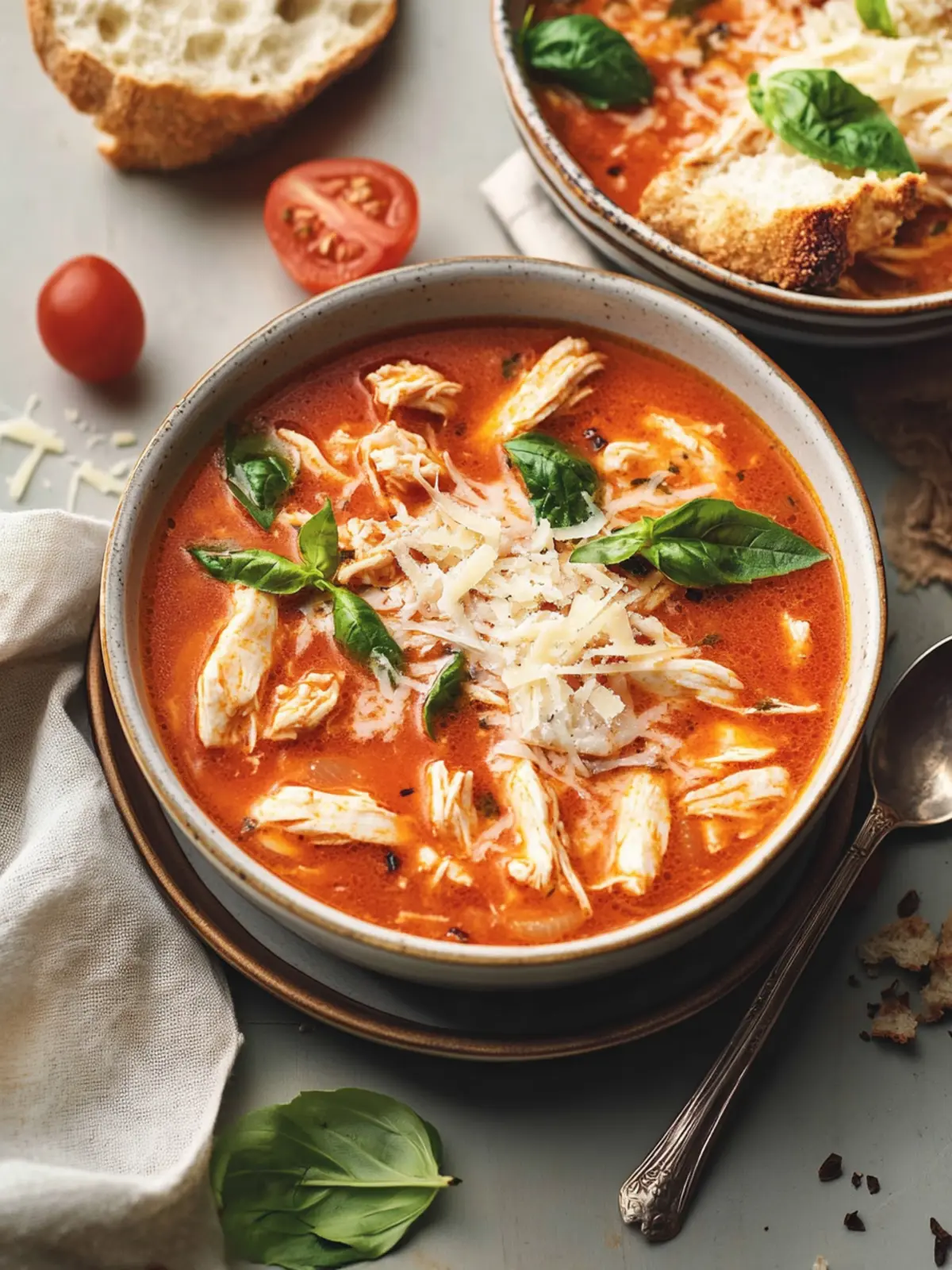 Chicken Parmesan Soup