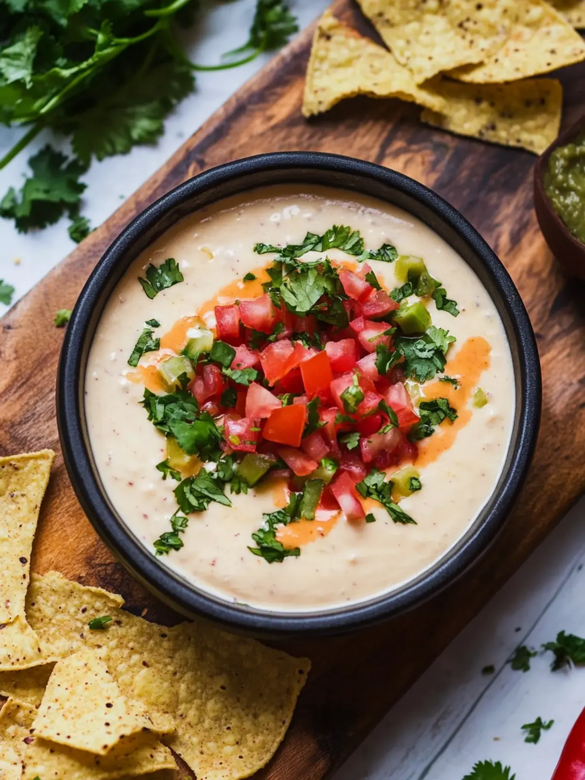 Creamy Cottage Cheese Queso Dip: A High-Protein Delight 2 Cottage Cheese Queso Dip (High Protein)