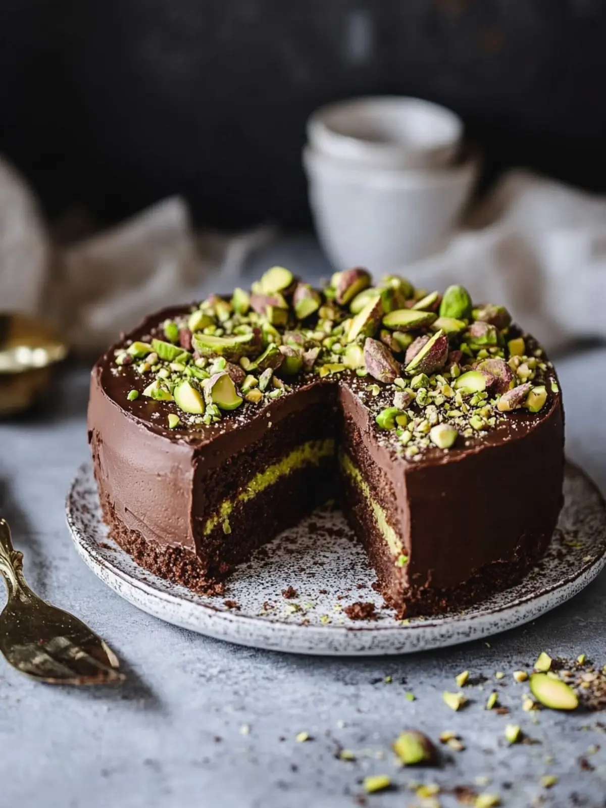 Decadent No-Bake Chocolate Pistachio Cake Recipe You’ll Love 2 No-Bake Chocolate Pistachio Cake Recipe