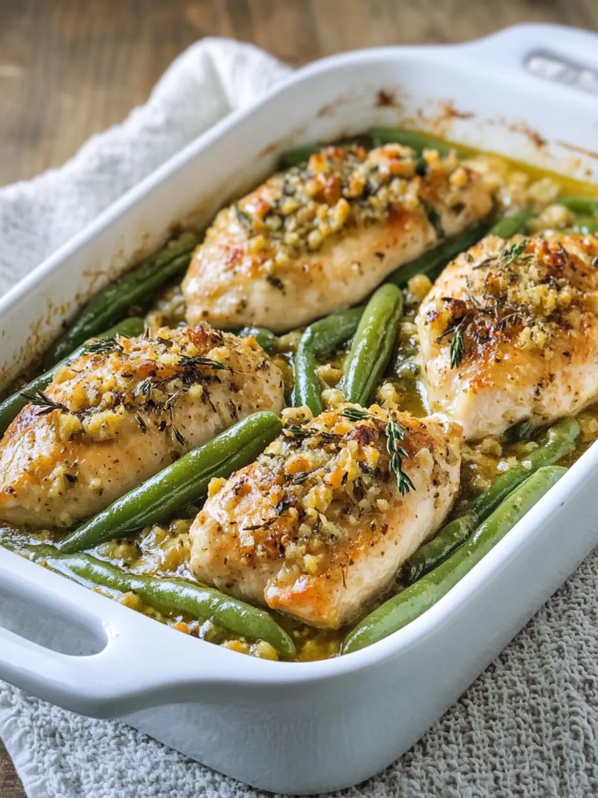 Oven Baked 5-Ingredient Amish Green Bean Chicken Delight 5 Oven Baked 5-Ingredient Amish Green Bean Chicken