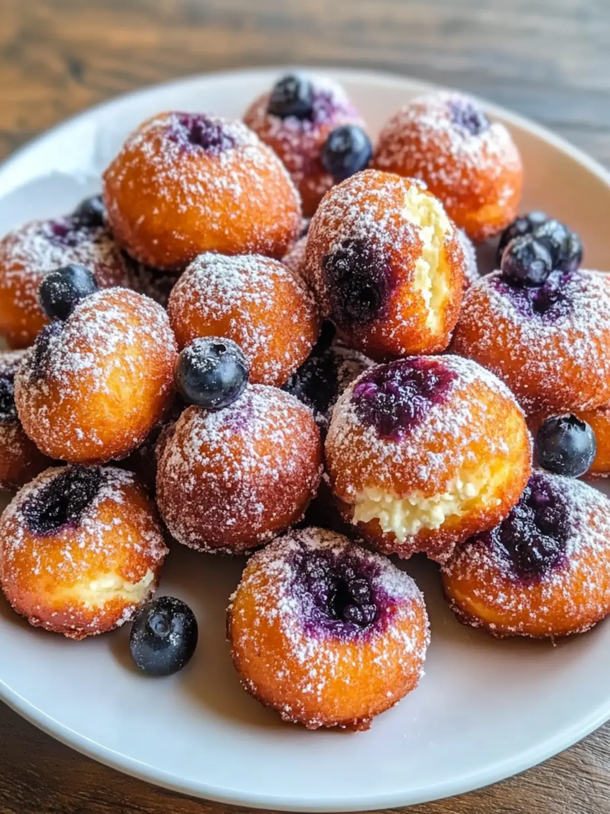 Air Fryer Blueberry Cottage Cheese Donut Holes You'll Love 2 Air Fryer Blueberry Cottage Cheese Donut Holes