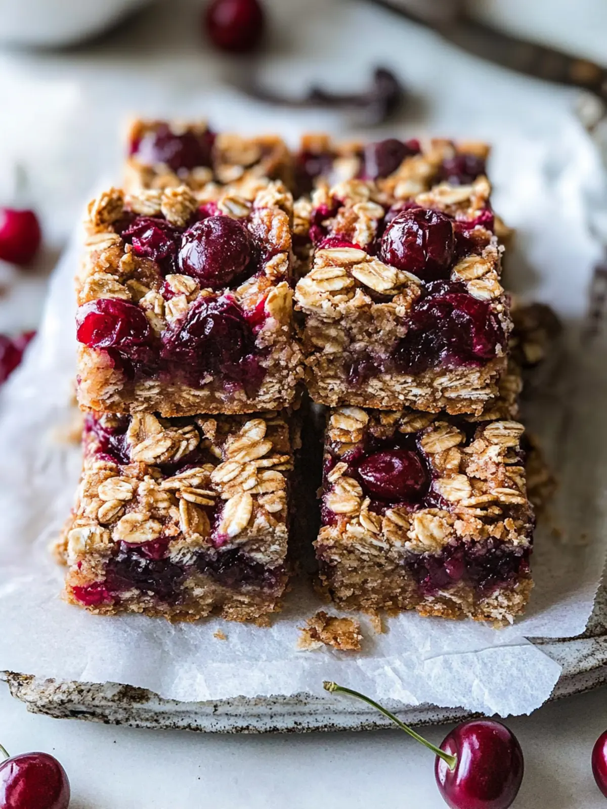Cherry Breakfast Bars that Elevate Your Morning Routine 3 Cherry Breakfast Bars