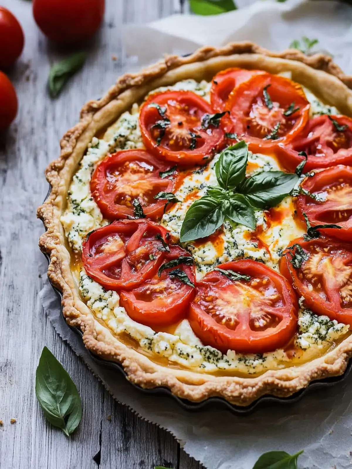 Tomato Ricotta Tart