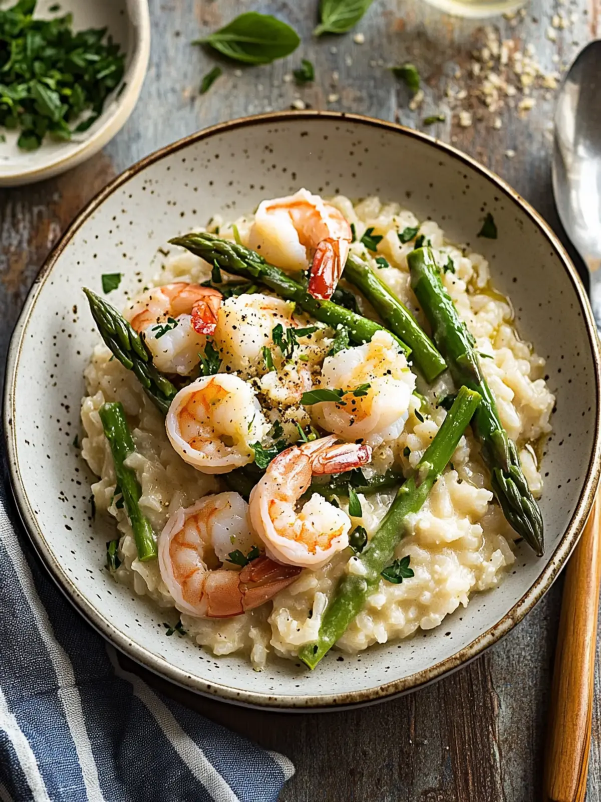 Creamy Simple Shrimp and Asparagus Risotto Your New Favorite Dish 2 Simple Shrimp and Asparagus Risotto