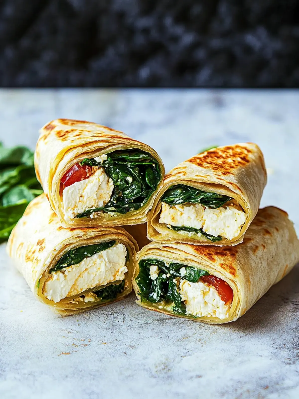 Homemade Starbucks Spinach Feta Wrap: Quick & Delicious! 3 Starbucks Spinach Feta Wrap