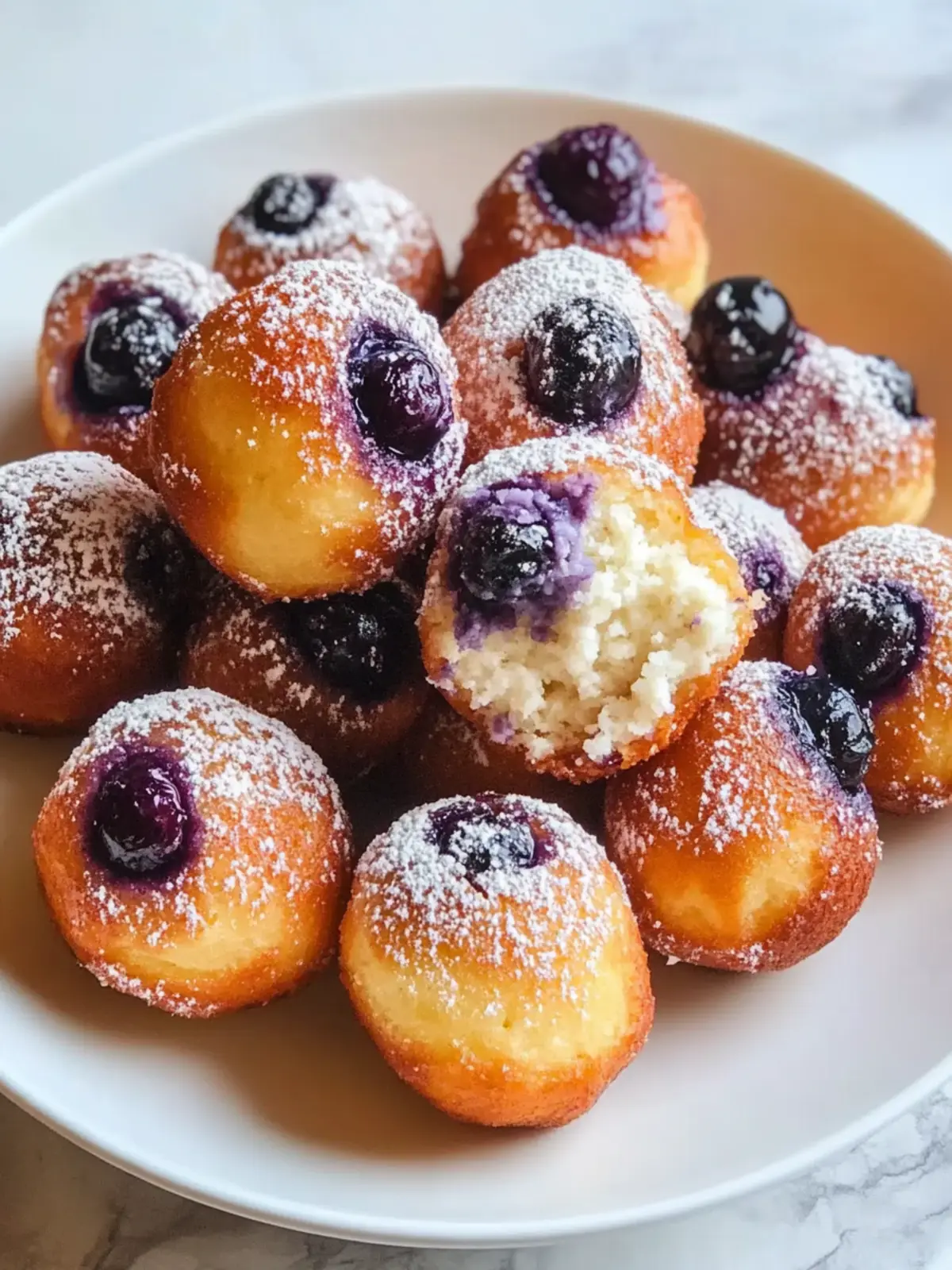 Air Fryer Blueberry Cottage Cheese Donut Holes You'll Love 3 Air Fryer Blueberry Cottage Cheese Donut Holes