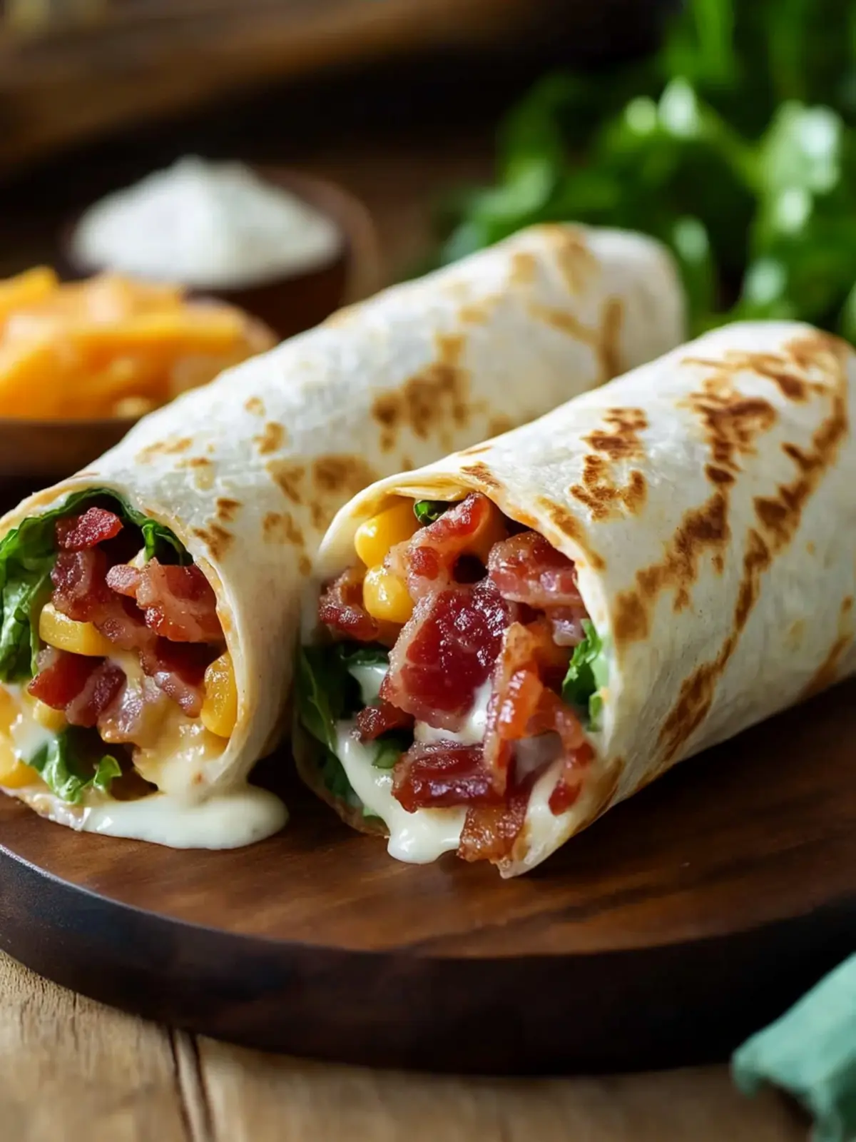 Easy Cheesy Bacon Ranch Wraps: A Flavor-Packed Delight 3 Easy Cheesy Bacon Ranch Wraps