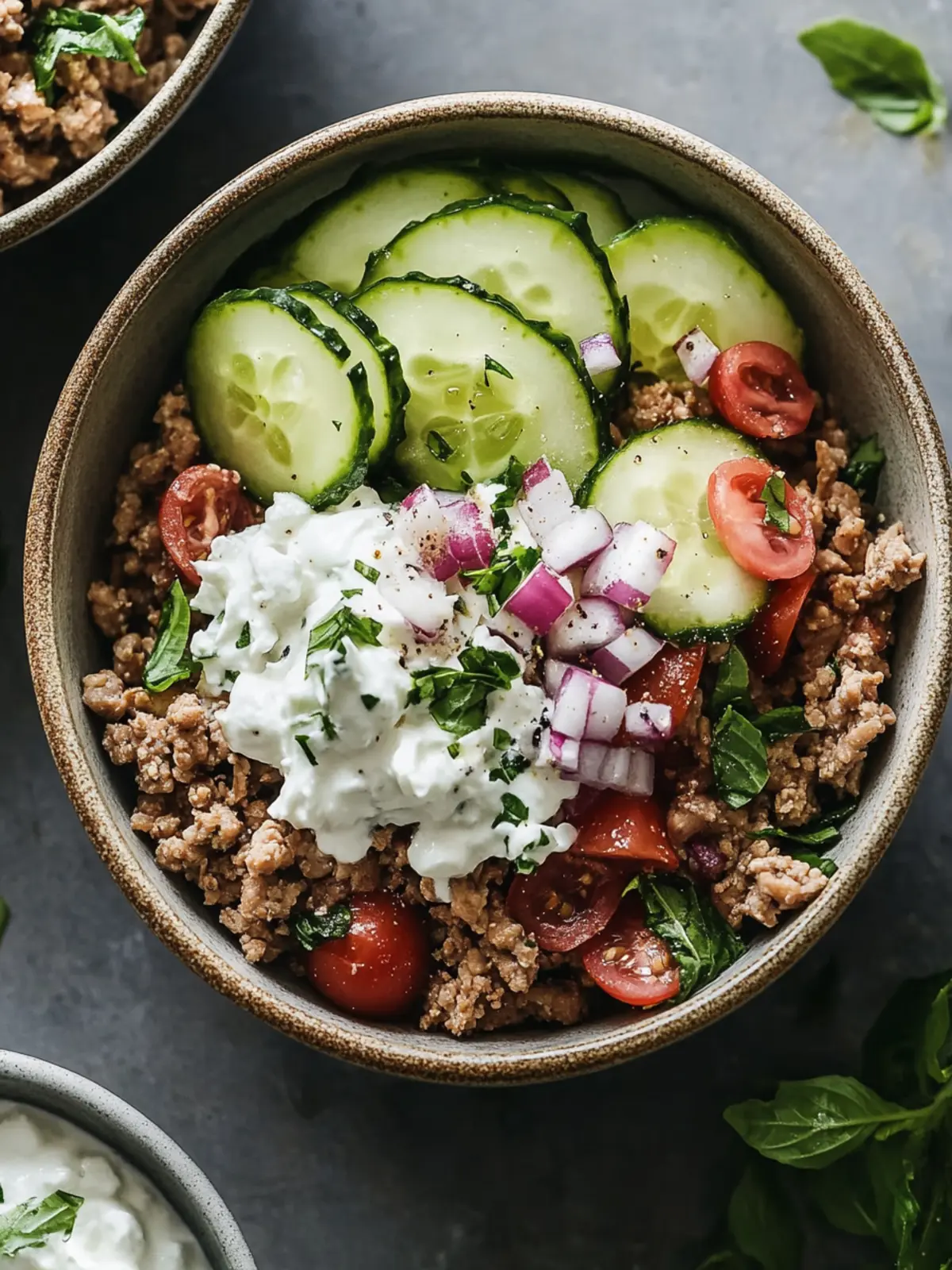 Healthy Greek Ground Chicken Bowls You’ll Love for Dinner 5 Healthy Greek Ground Chicken Bowls