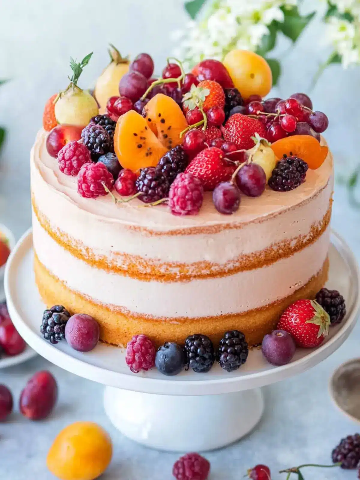 Summer Fruit Sangria Cake Recipe: A Refreshing Twist! 3 Summer Fruit Sangria Cake Recipe