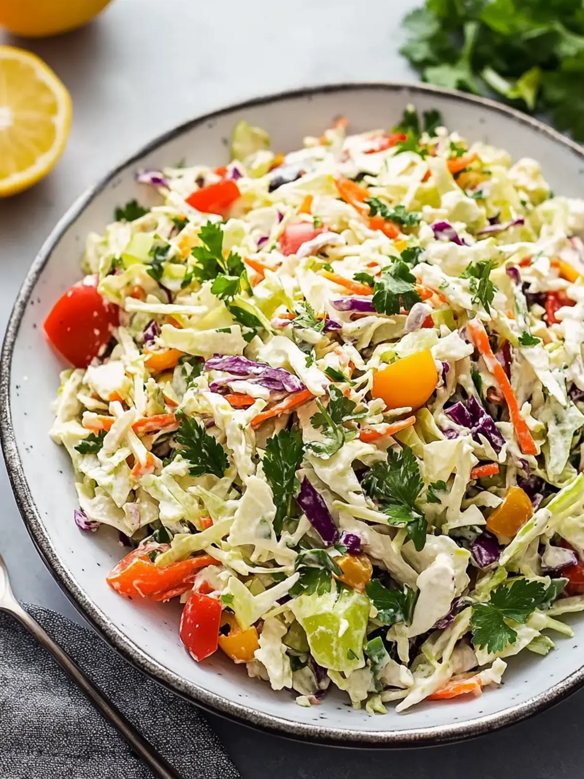 Mediterranean Coleslaw