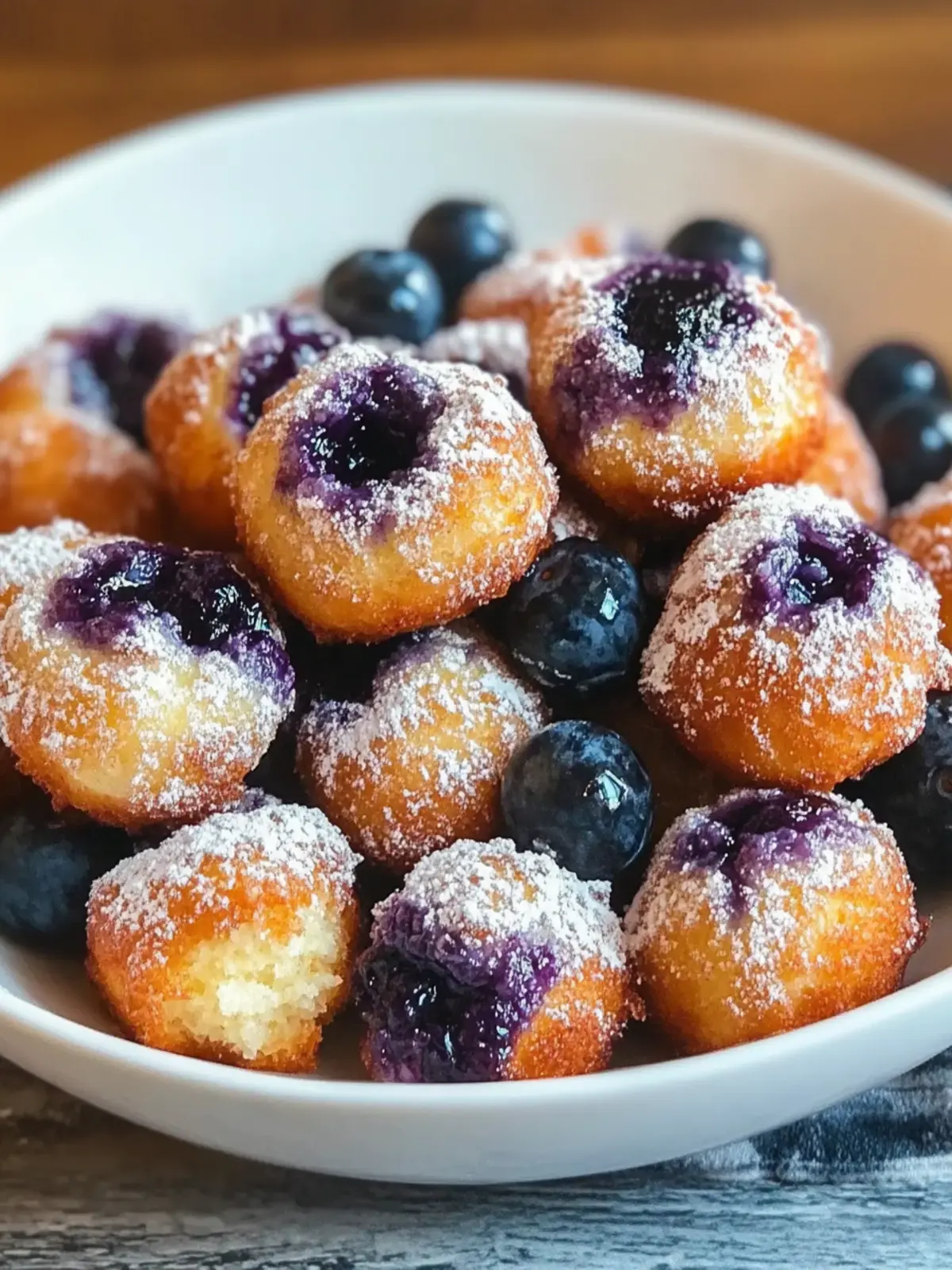 Air Fryer Blueberry Cottage Cheese Donut Holes You'll Love 4 Air Fryer Blueberry Cottage Cheese Donut Holes