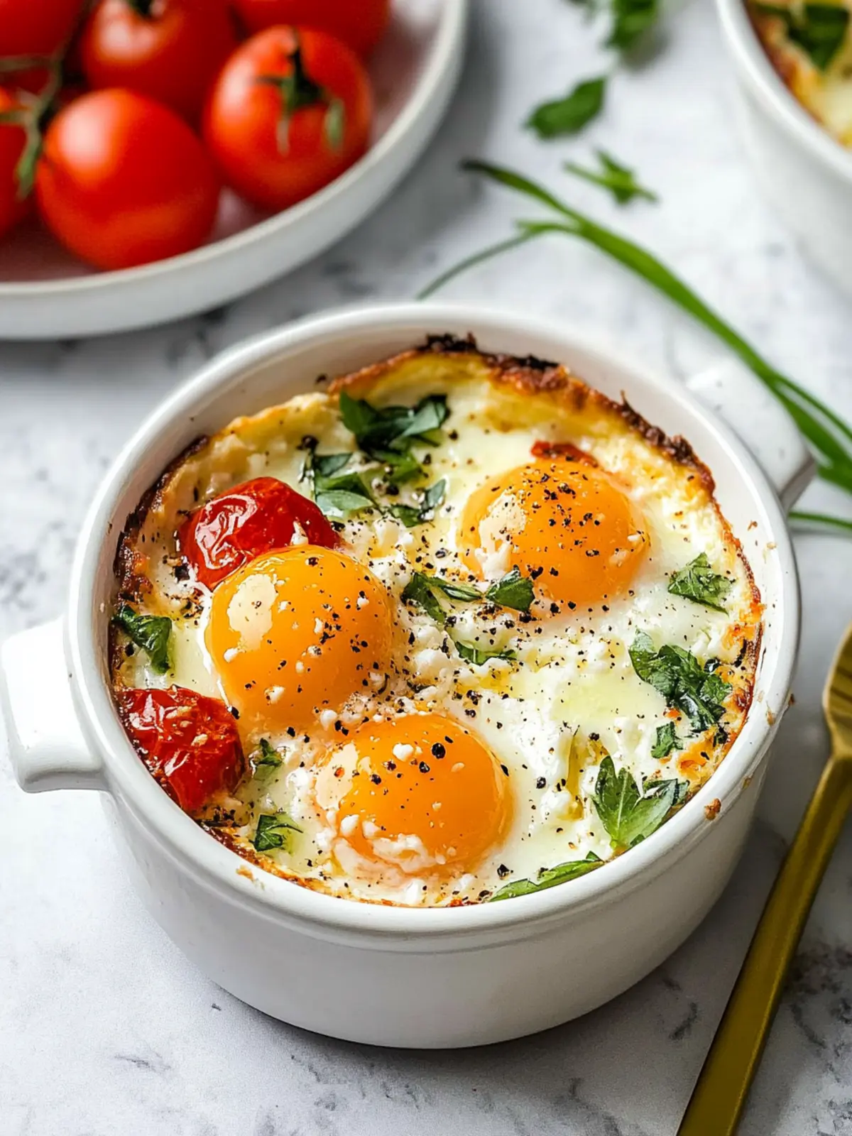 Delicious Baked Feta Eggs Recipe for Flavorful Mornings 4 Baked Feta Eggs Recipe