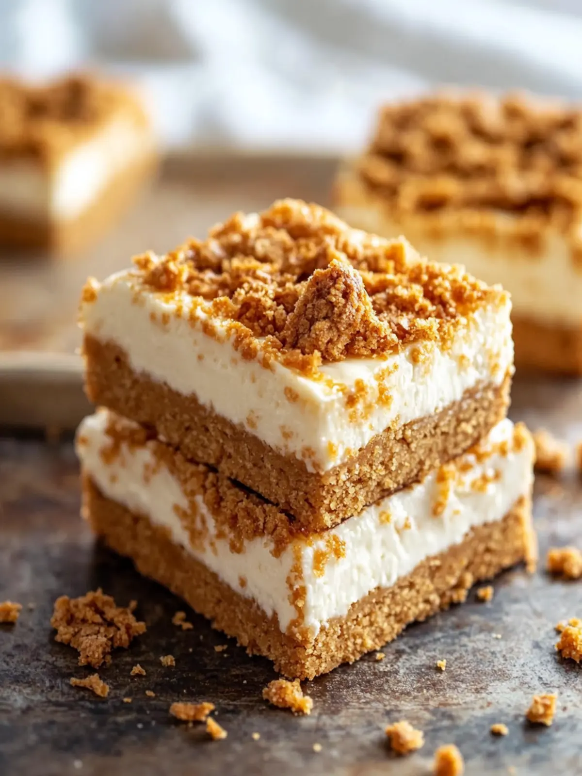 Irresistible Butterscotch Graham Cracker Cheesecake Bars Recipe 3 Butterscotch Graham Cracker Cheesecake Bars