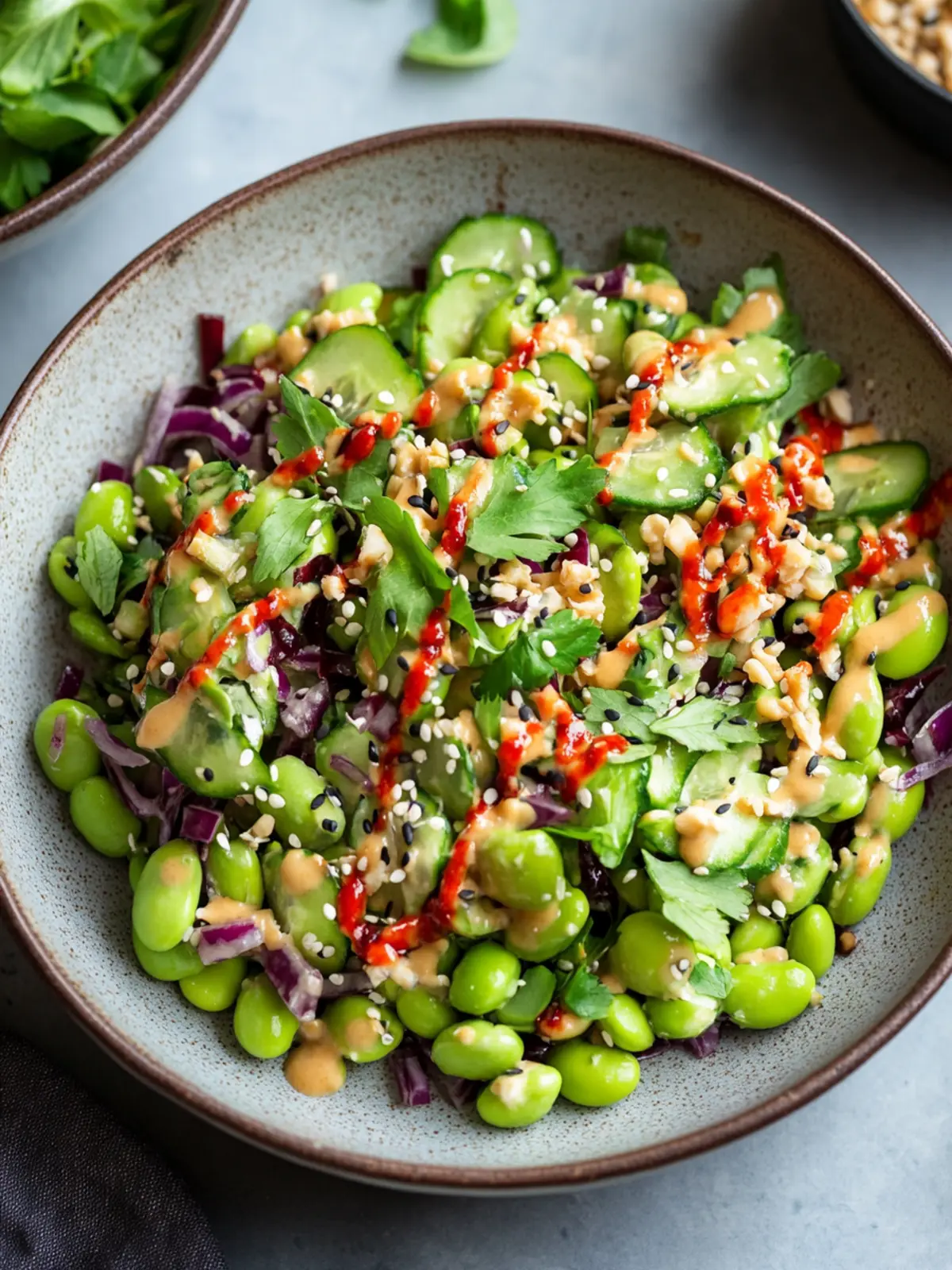 Delicious Edamame Salad with Peanut Ginger Dressing Recipe 4 Edamame Salad