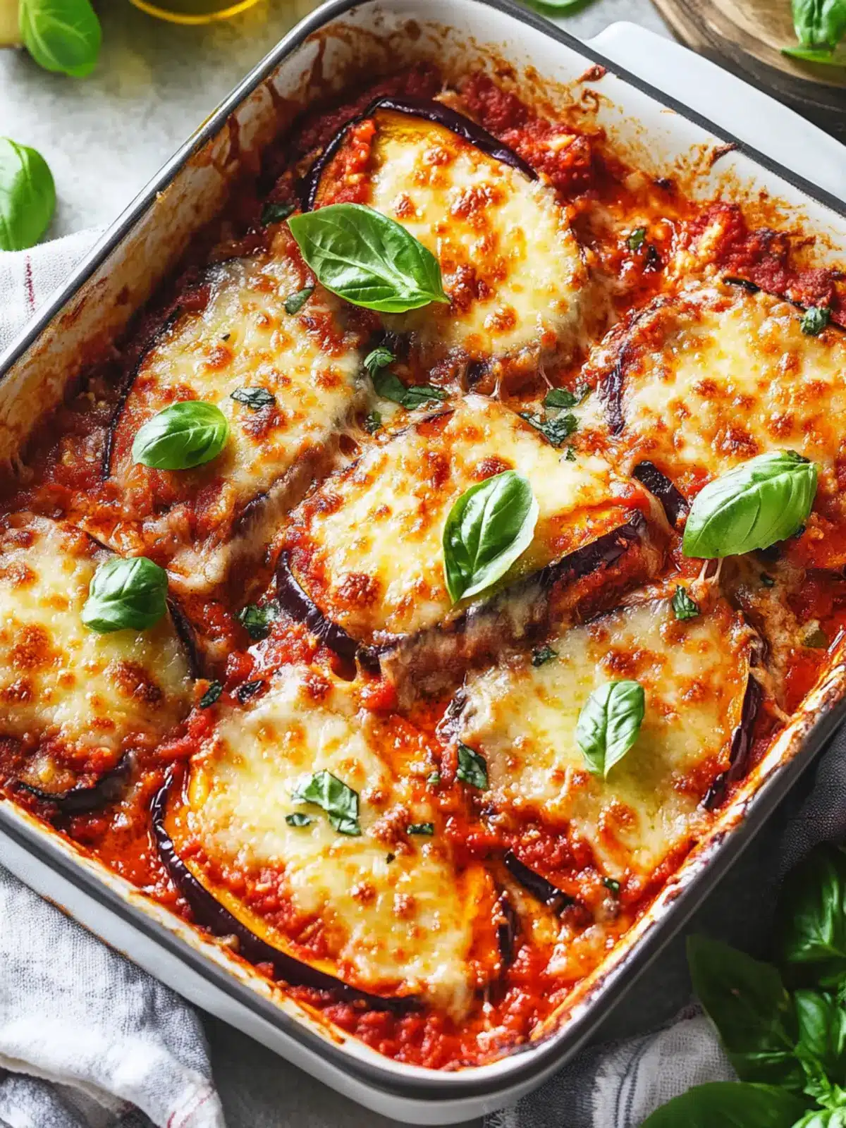 Delicious Eggplant Parmigiana No Frying Required for Your Table 5 Eggplant Parmigiana (No Frying Required)
