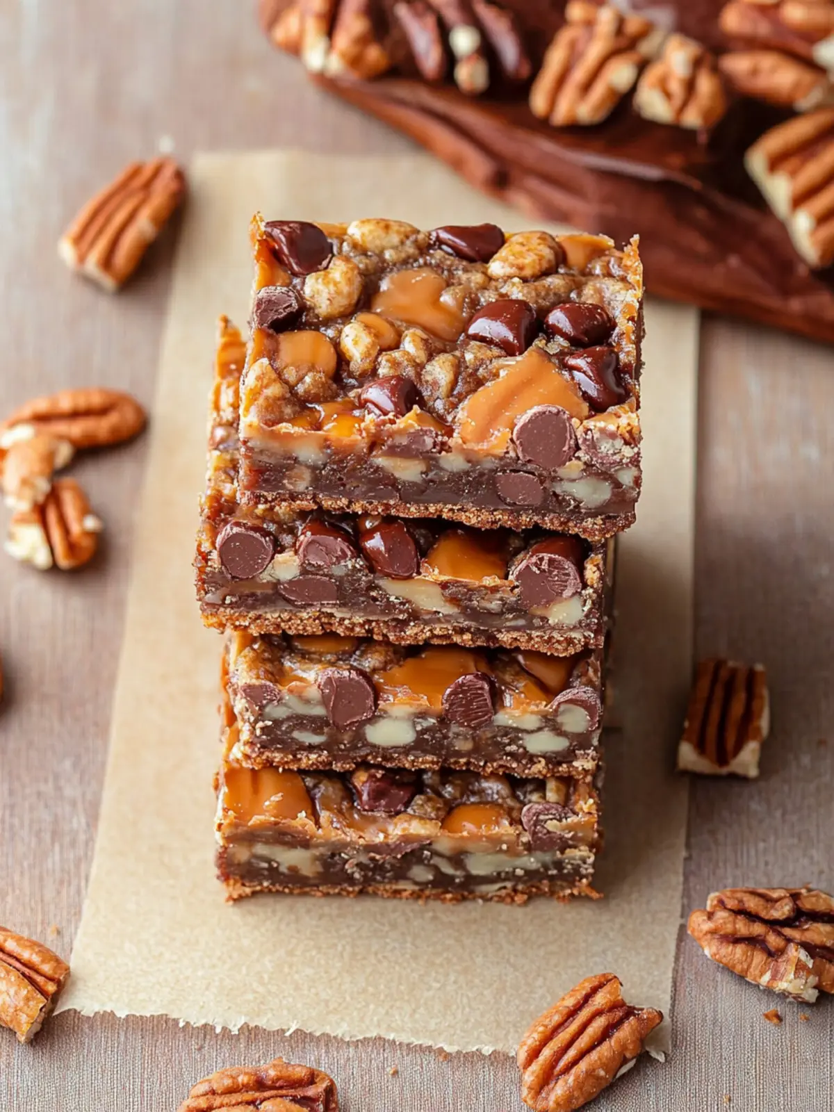 Scrumptious Turtle Bars