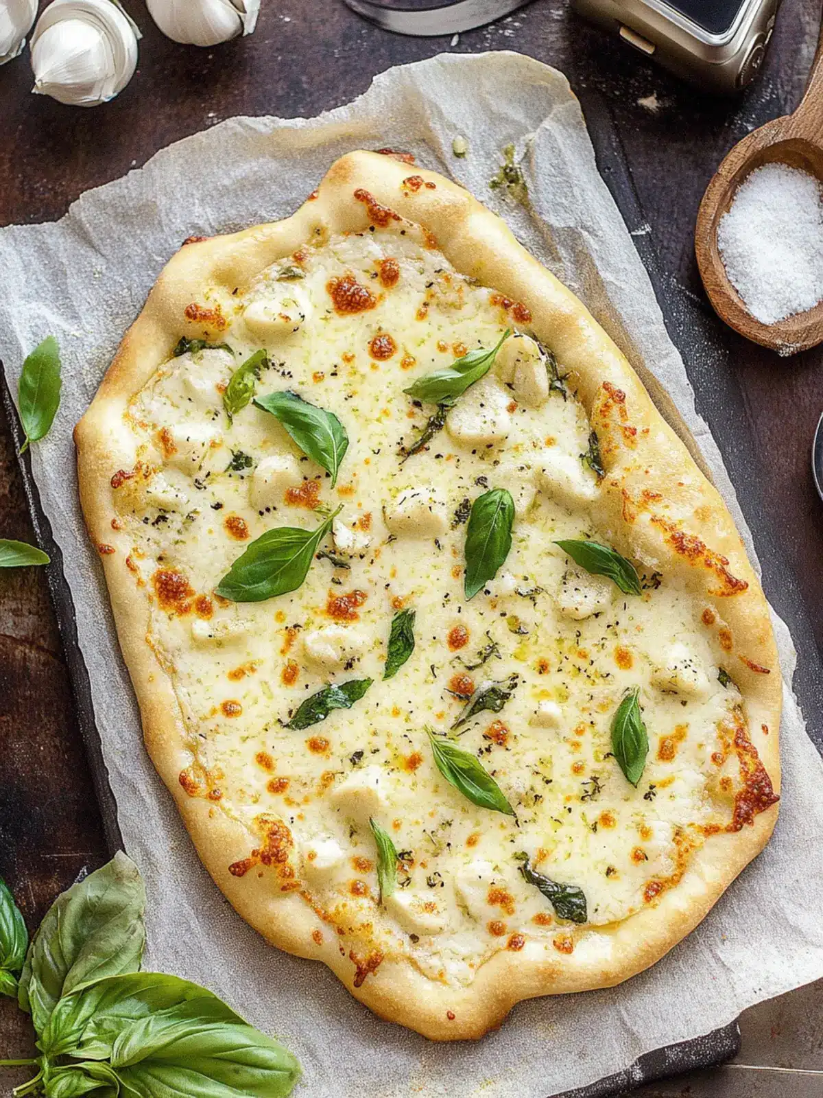 Creamy White Pizza with Garlic Sauce in Just 21 Minutes 4 White Pizza with Garlic Pizza Sauce