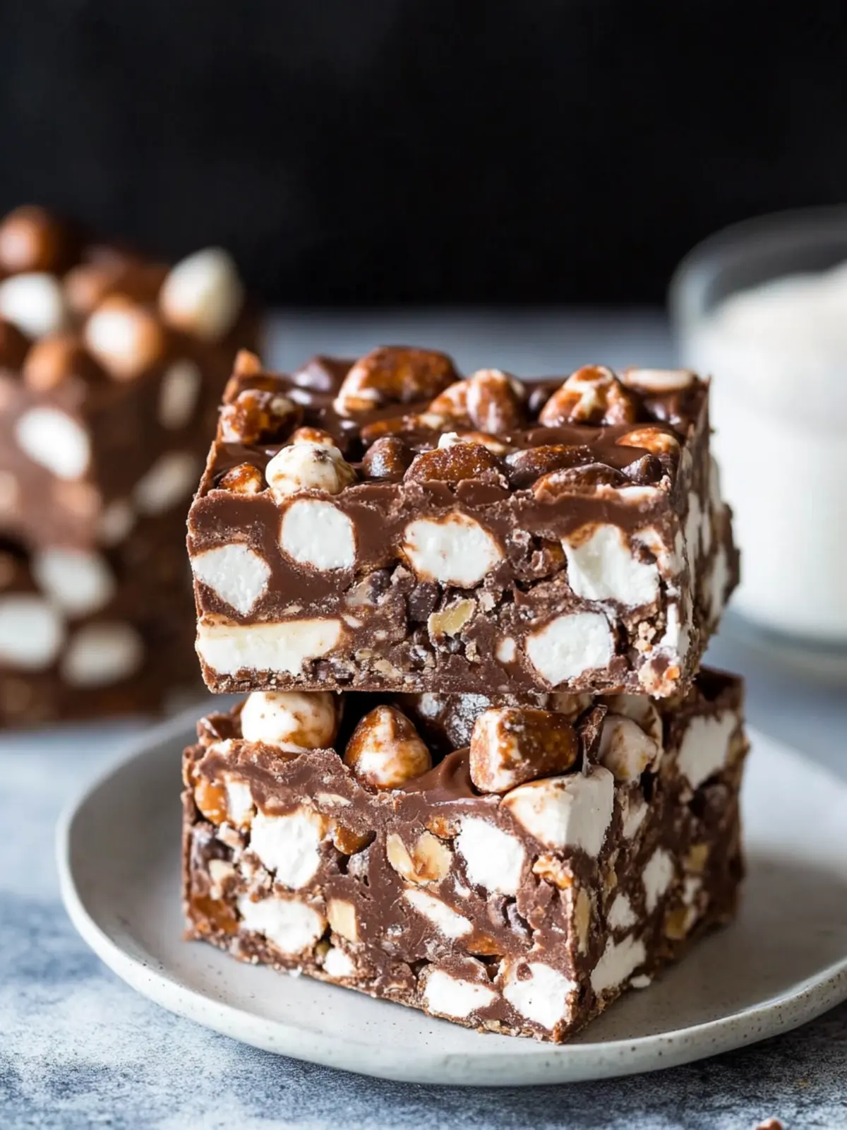 No Bake Rocky Road Bars: Indulge in Chocolatey Bliss 3 No Bake Rocky Road Bars