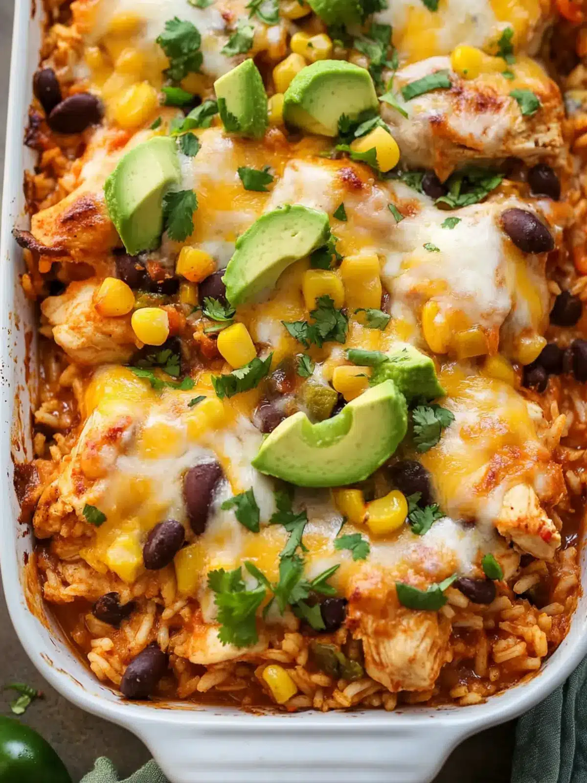 Mexican Chicken and Rice Bake That Will Wow Your Family 4 Mexican Chicken and Rice Bake