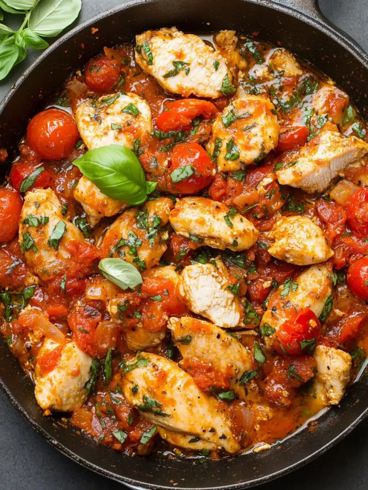 Healthy Chicken Pomodoro Skillet for a Flavorful Home Feast 3 Healthy Chicken Pomodoro Skillet