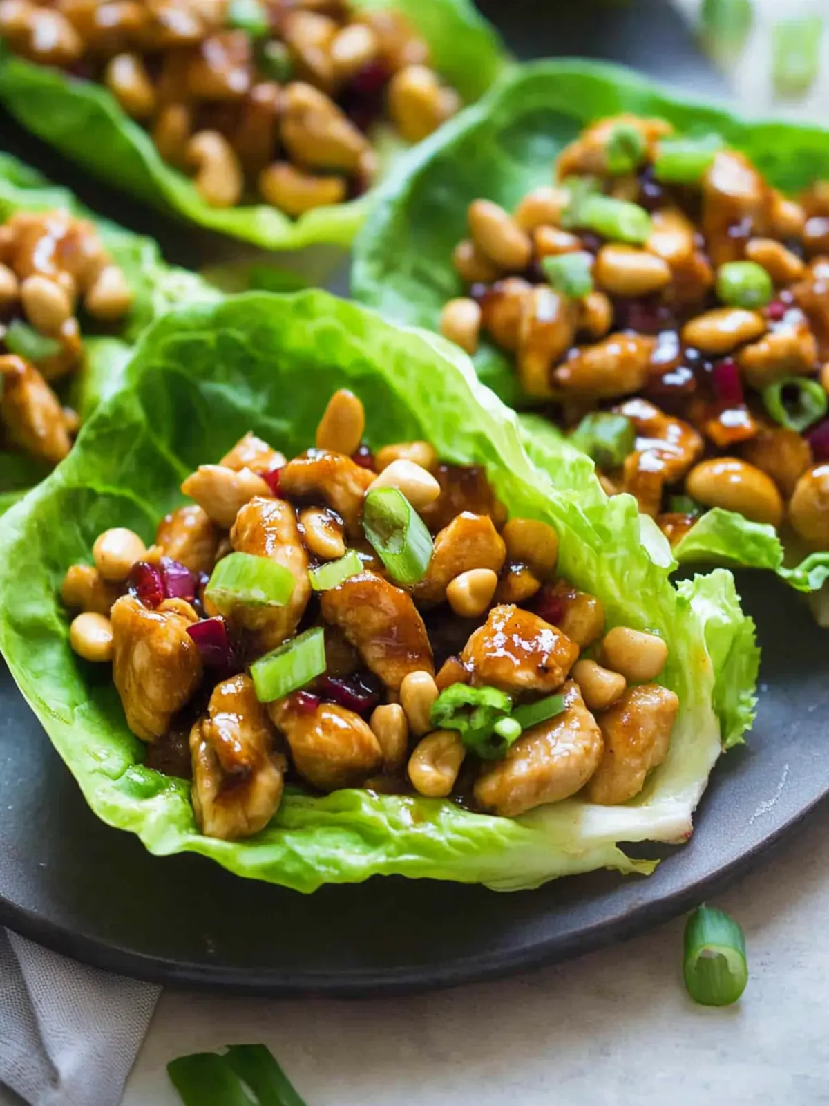 Delicious Cashew Chicken Lettuce Wraps for Easy Weeknight Meals 4 Cashew Chicken Lettuce Wraps