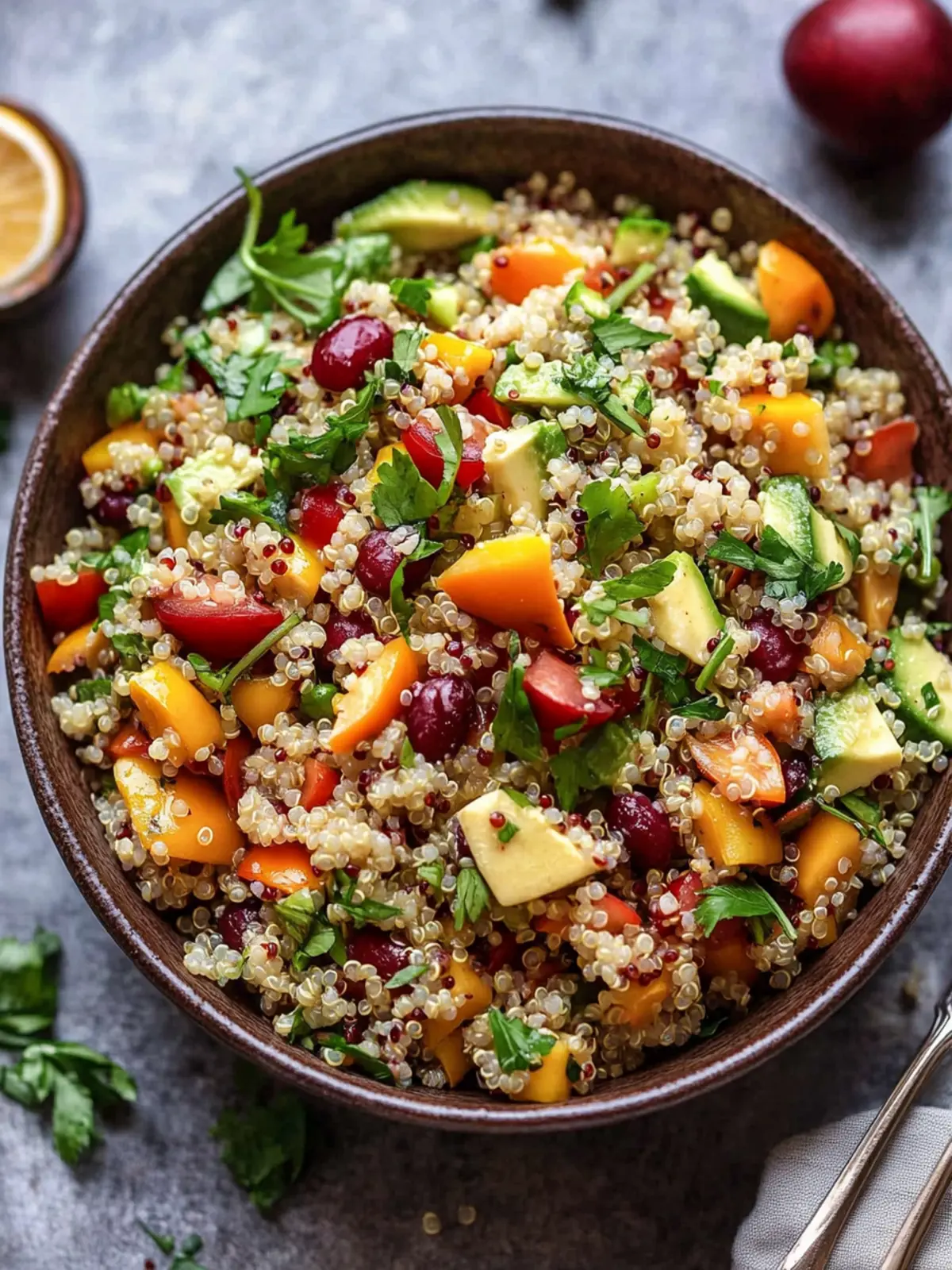 Harvest Quinoa Salad with Roasted Butternut & Apples 3 Harvest Quinoa Salad