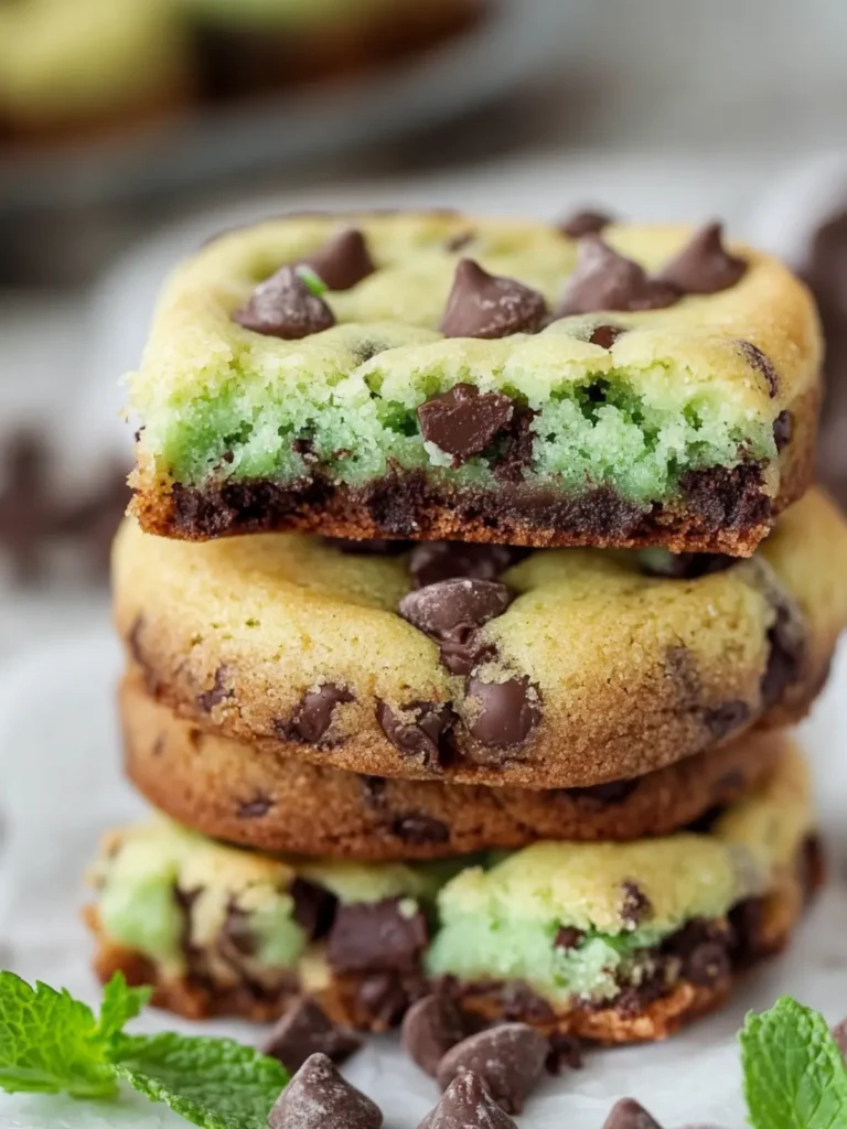 Mint Chip Brookies