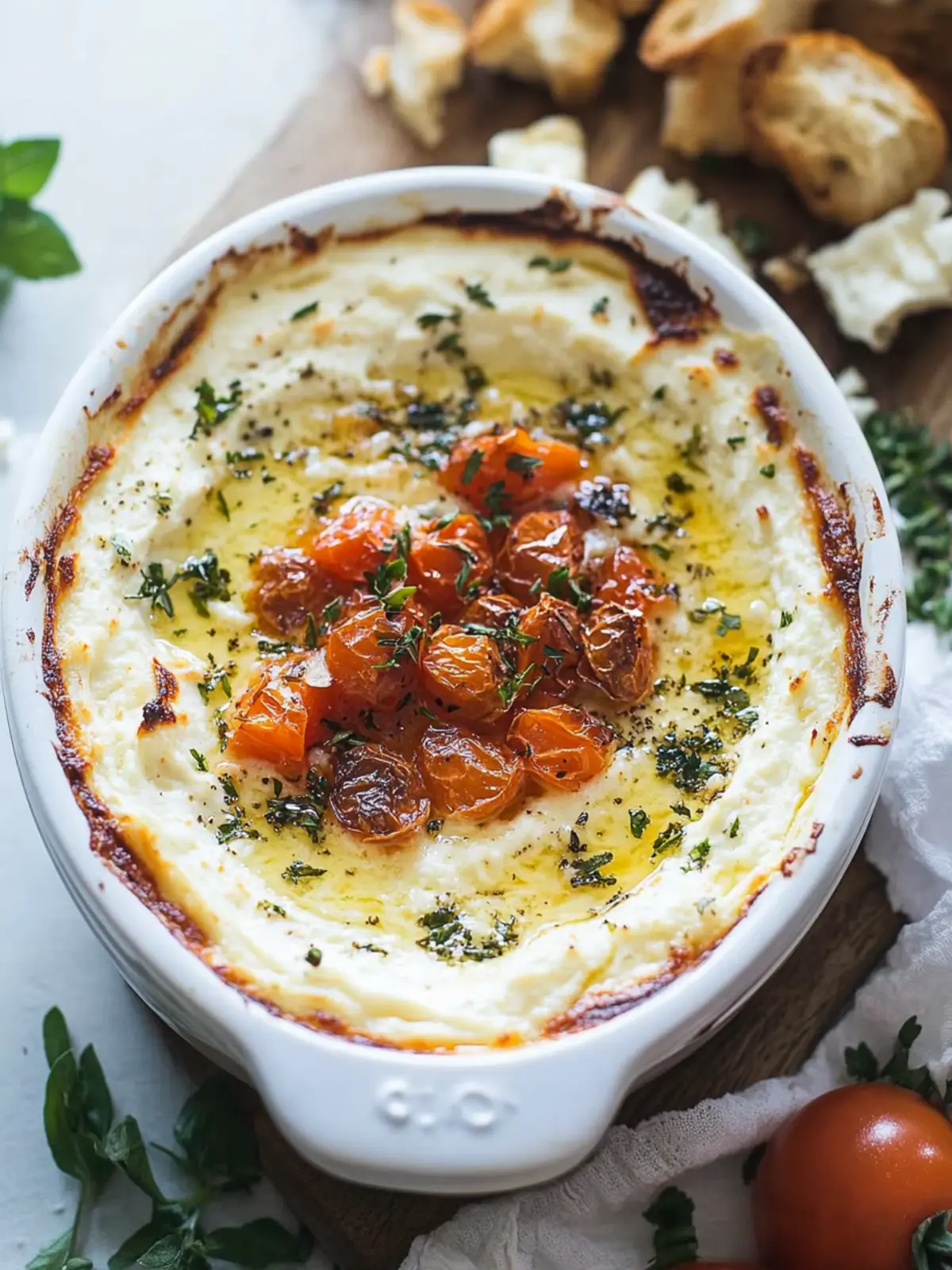 Baked Goat Cheese Dip
