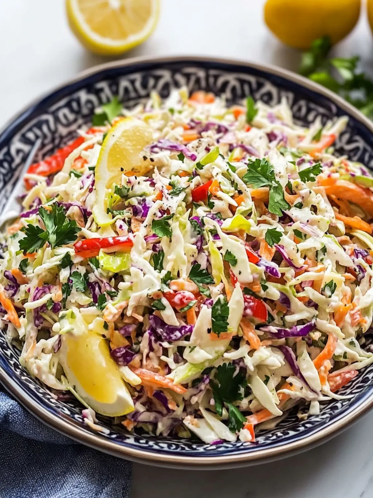Mediterranean Coleslaw