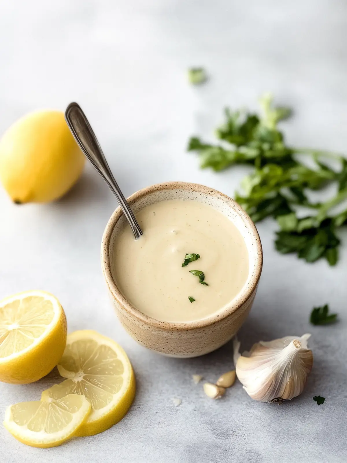 Zesty Lemon Garlic Tahini Dressing You'll Adore 4 Lemon Garlic Tahini Dressing