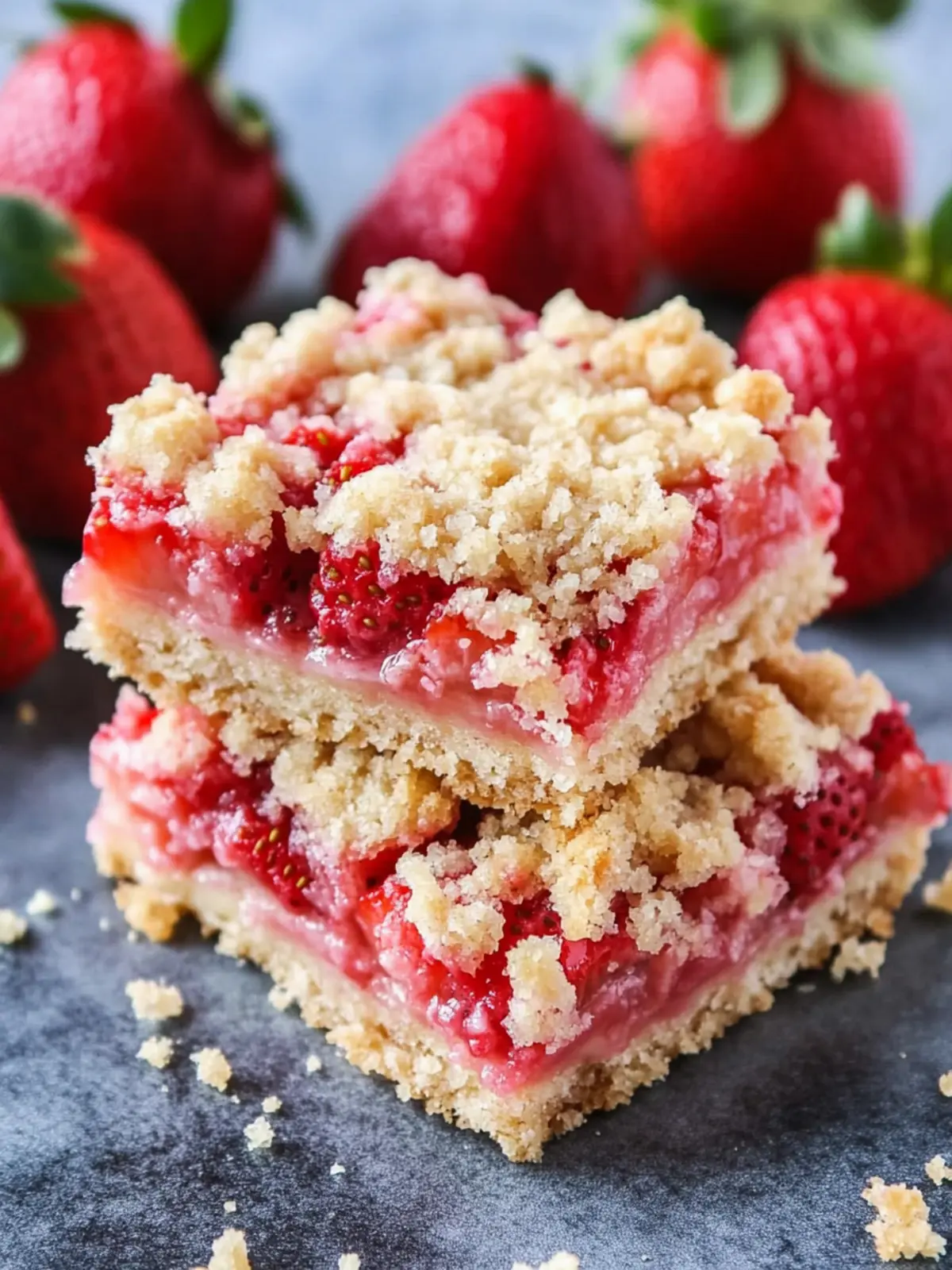 Deliciously Easy Strawberry Crumb Bars for Sweet Moments 3 Easy Strawberry Crumb Bars