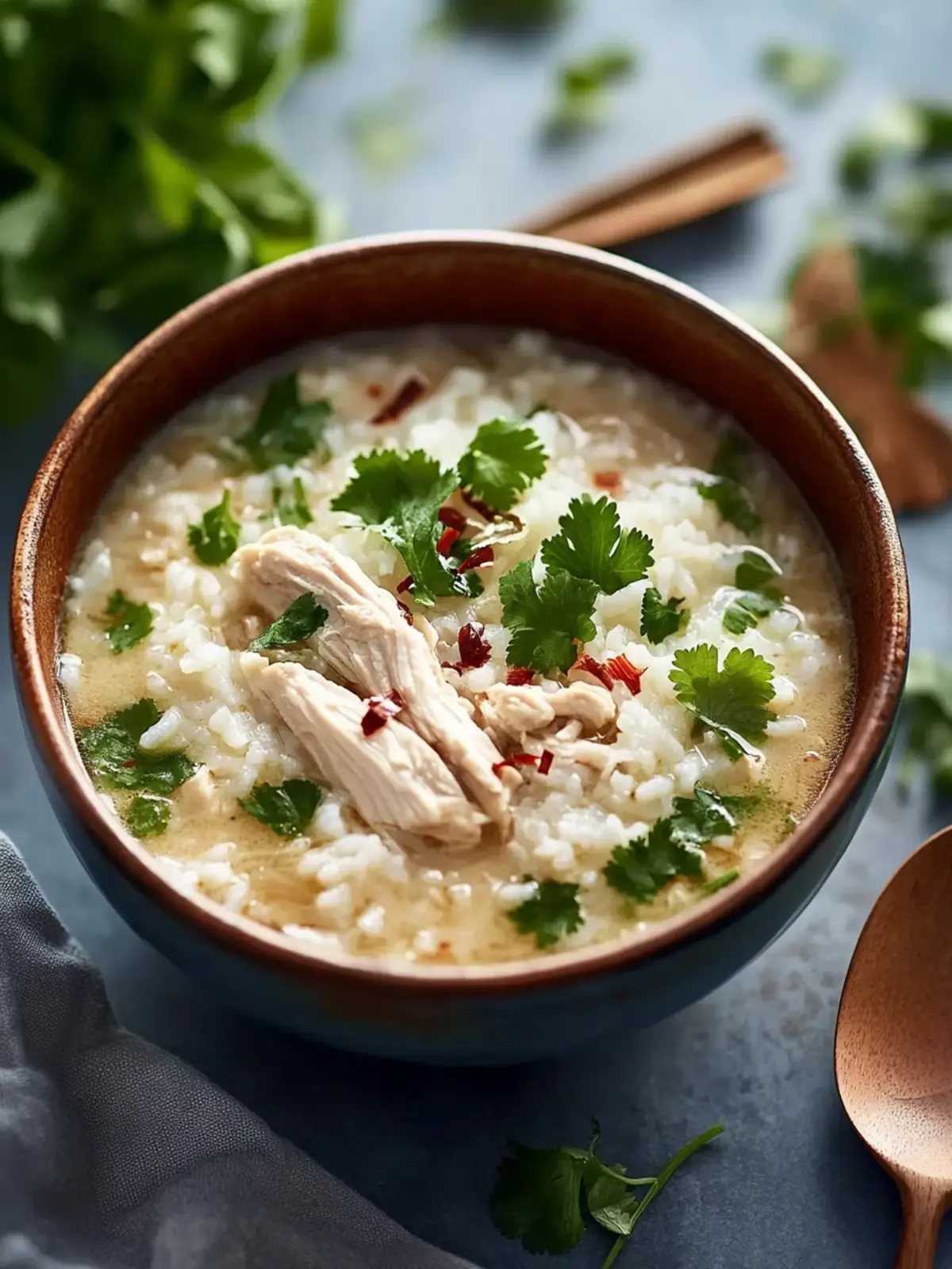 Coconut Chicken Brothy Rice for a Cozy Homemade Dinner 4 Coconut Chicken Brothy Rice
