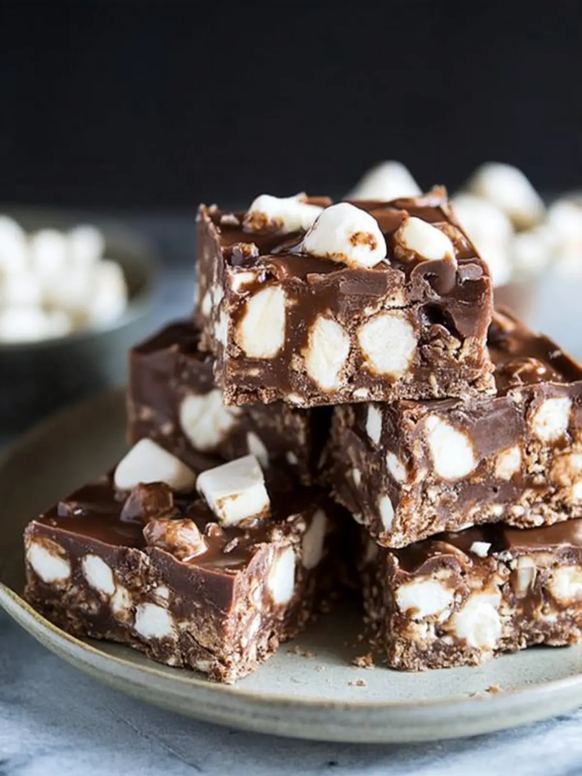 No Bake Rocky Road Bars: Indulge in Chocolatey Bliss 4 No Bake Rocky Road Bars