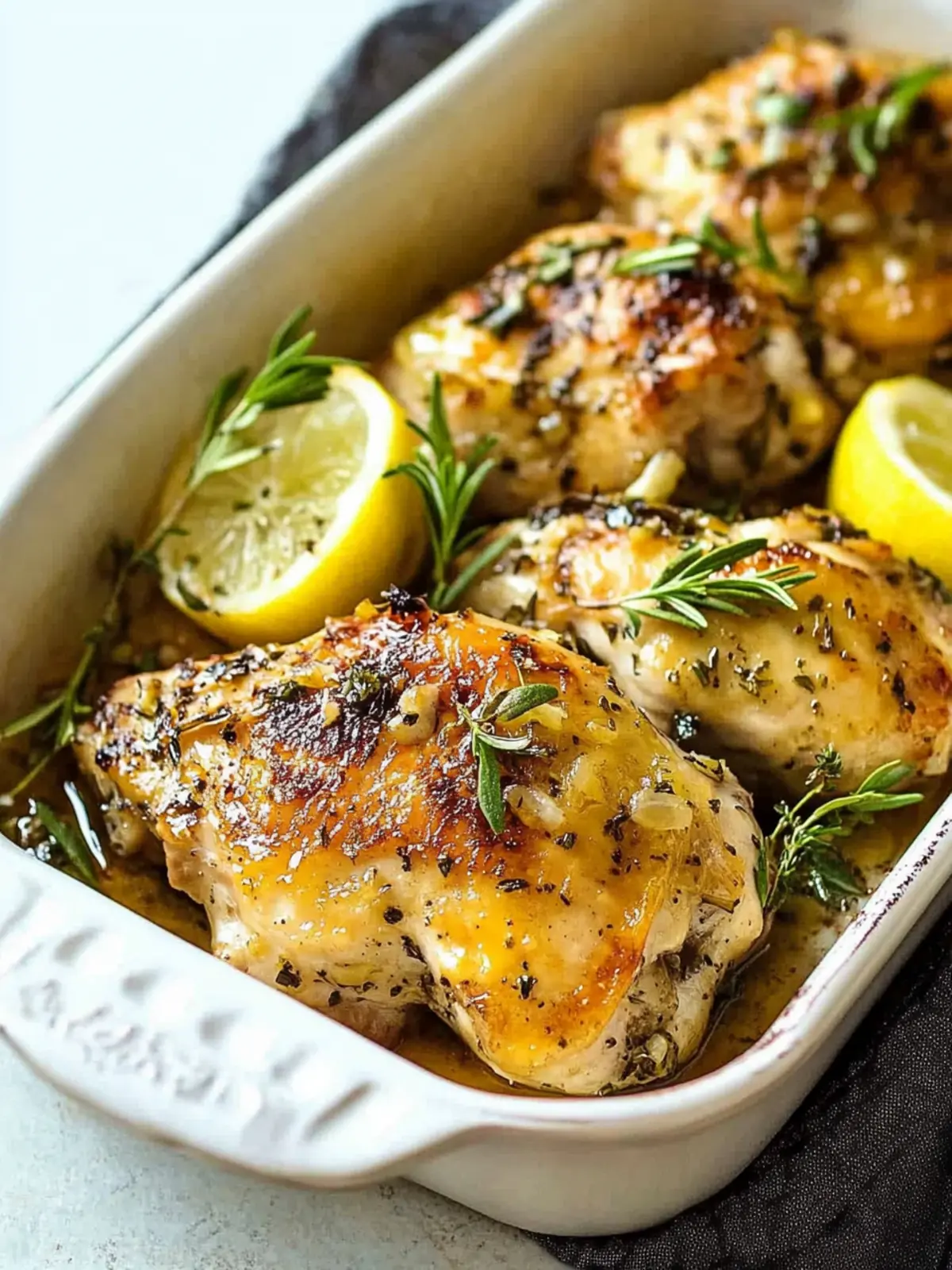 Zesty Easy Baked Lemon Chicken for a Flavorful Feast 3 Easy Baked Lemon Chicken