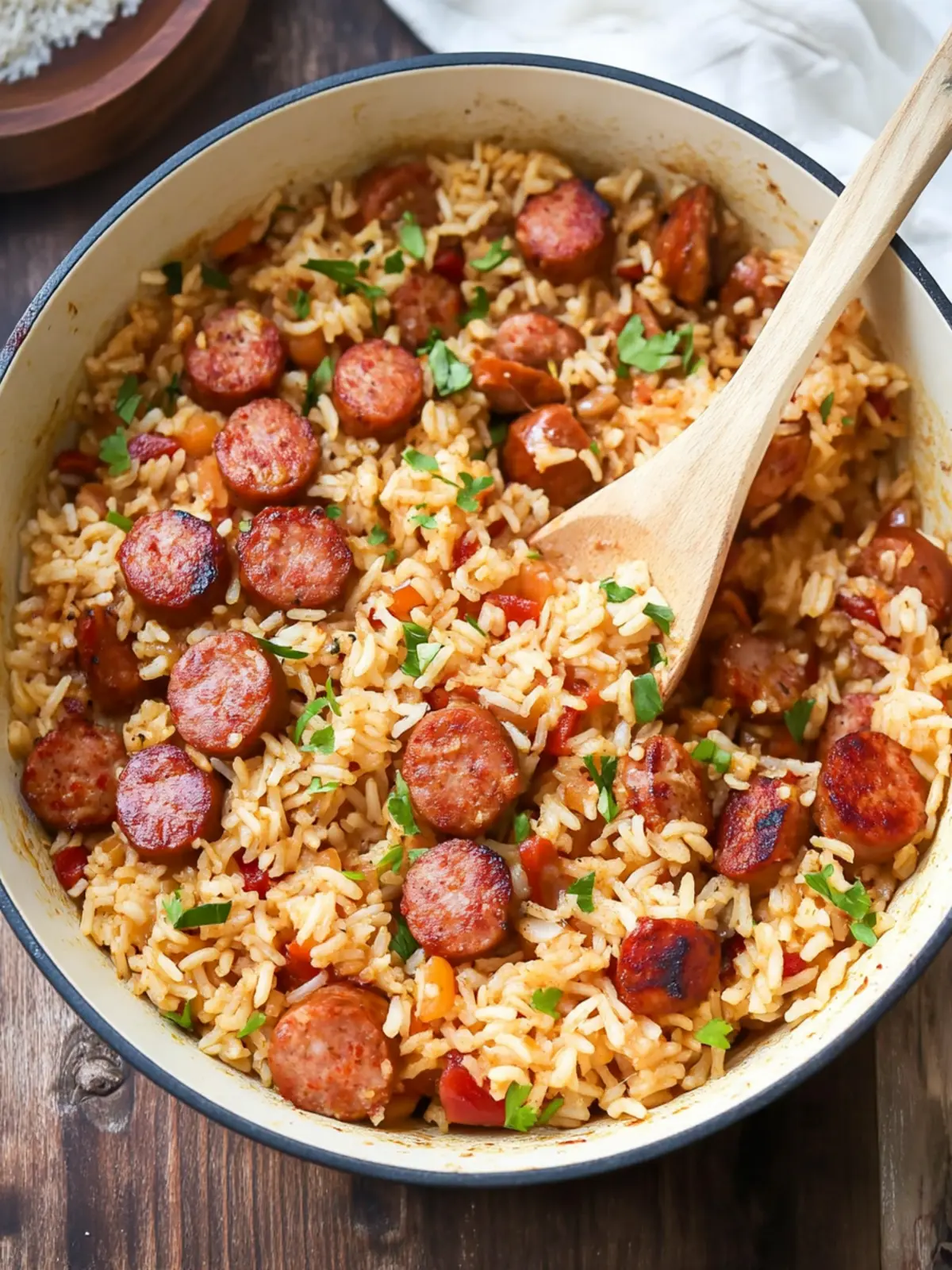 One-Pot Smoked Sausage And Rice: Cozy Flavor in Minutes 2 One-Pot Smoked Sausage And Rice