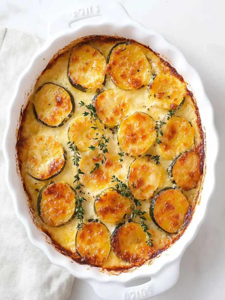 Keto Squash Au Gratin