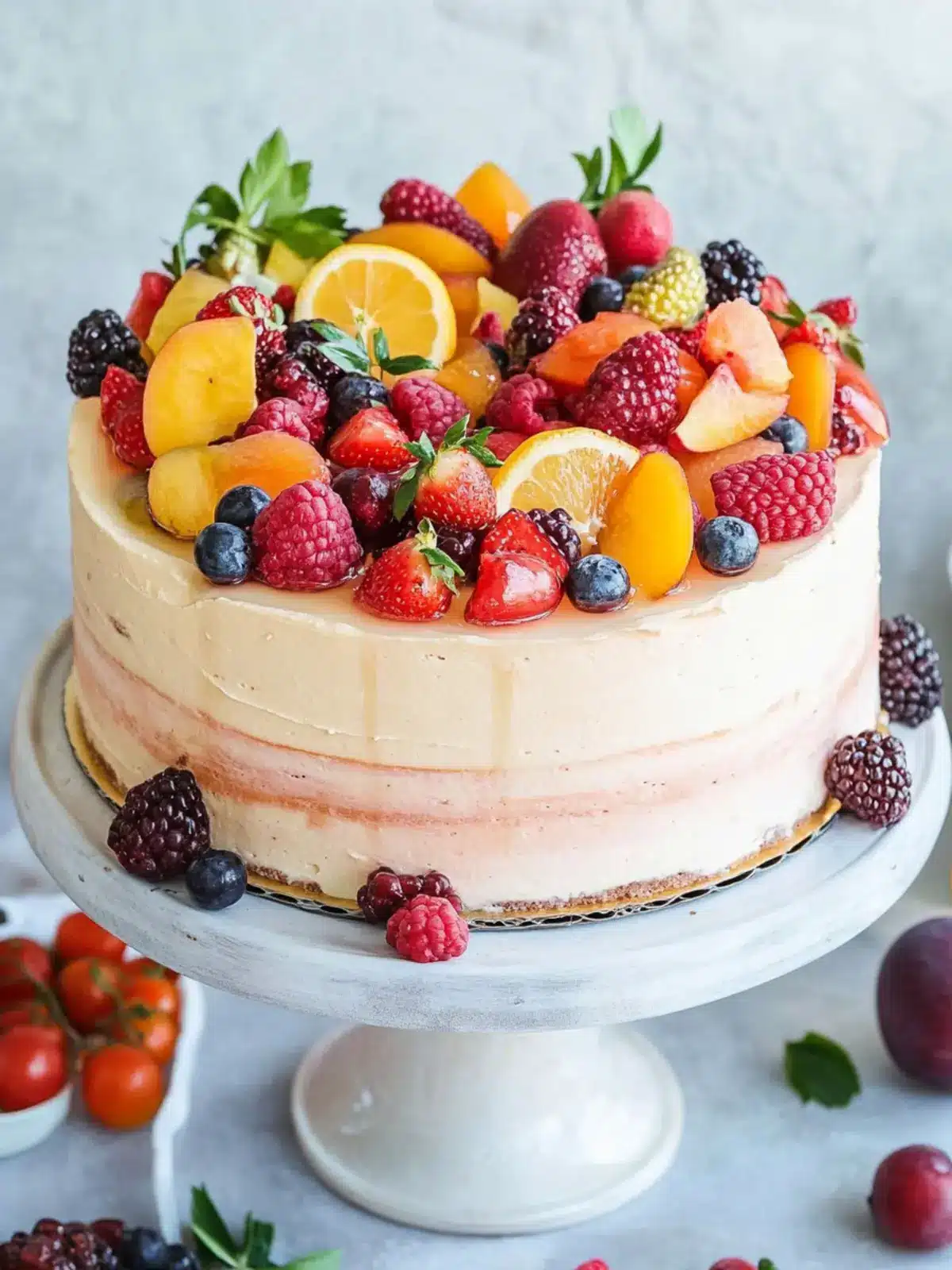 Summer Fruit Sangria Cake Recipe: A Refreshing Twist! 4 Summer Fruit Sangria Cake Recipe