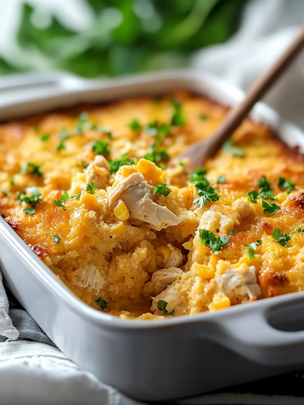 Savory Chicken and Cornbread Casserole Everyone Will Love 5 Chicken and Cornbread Casserole