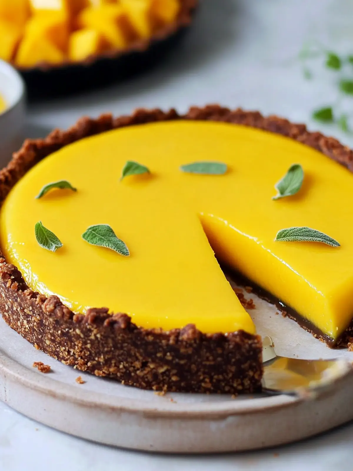 Mango Pie Recipe: Indulge in This Creamy Cheesecake Tart 3 Mango Pie Recipe (Cheesecake Tart)