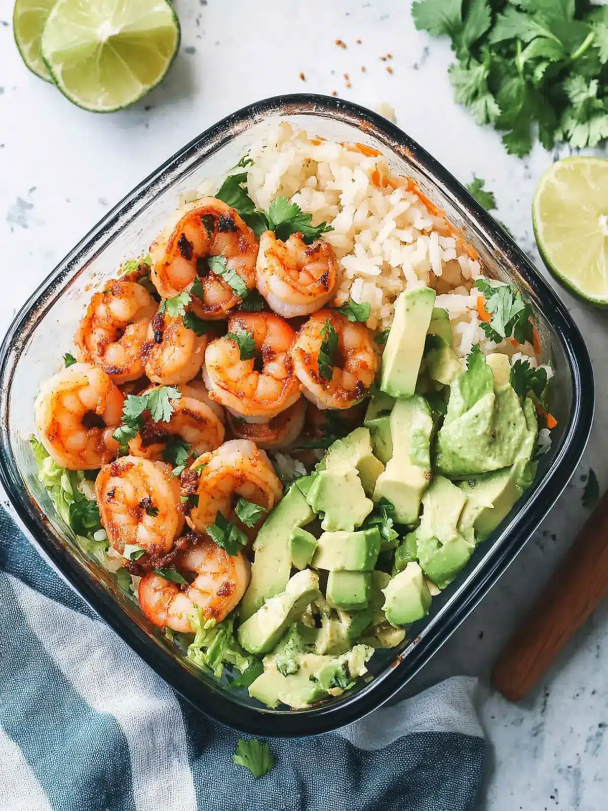 Delicious Shrimp Taco Lunch Bowls for Flavorful Meal Prep 5 Shrimp Taco Lunch Bowls