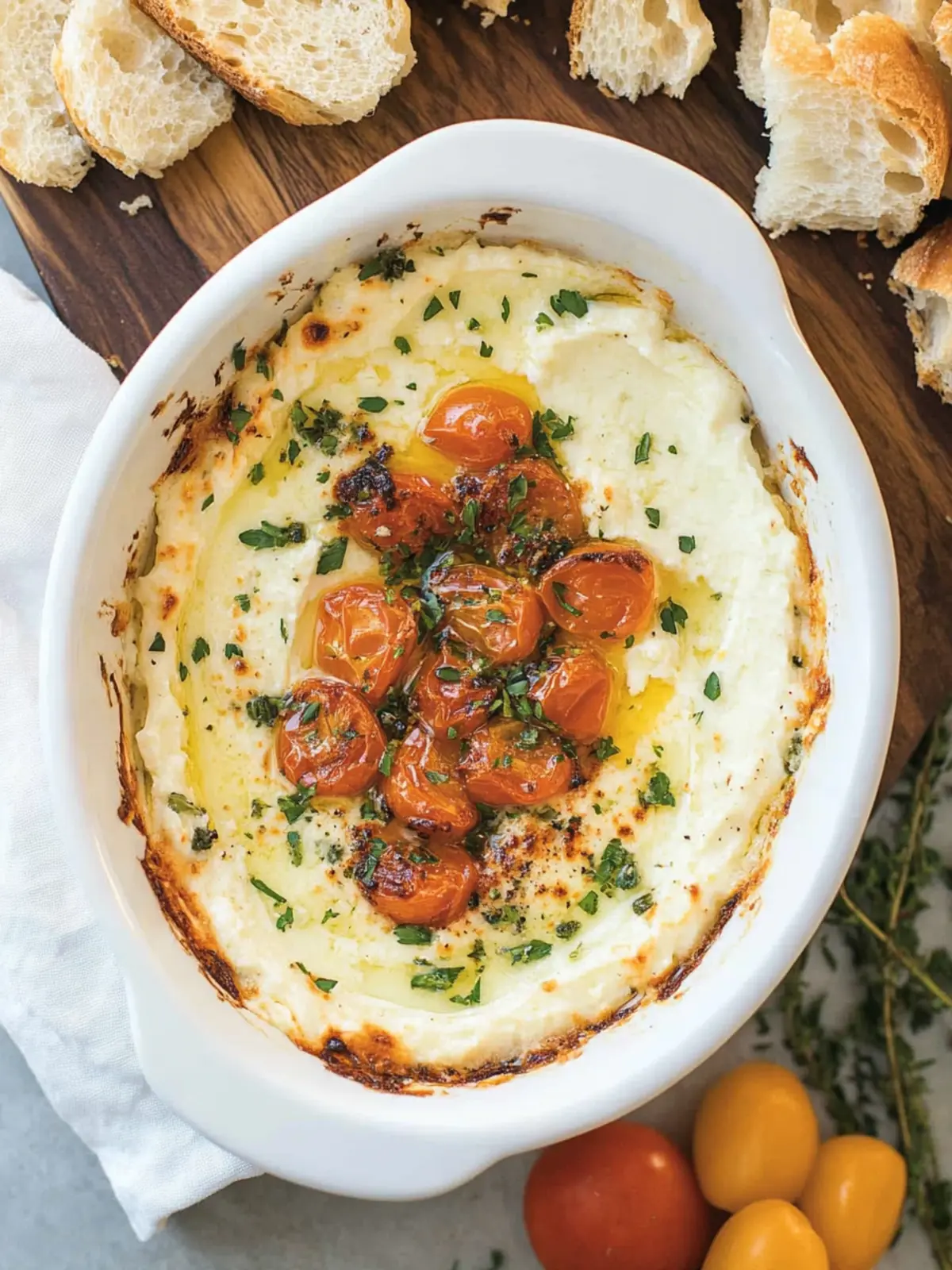 Baked Goat Cheese Dip